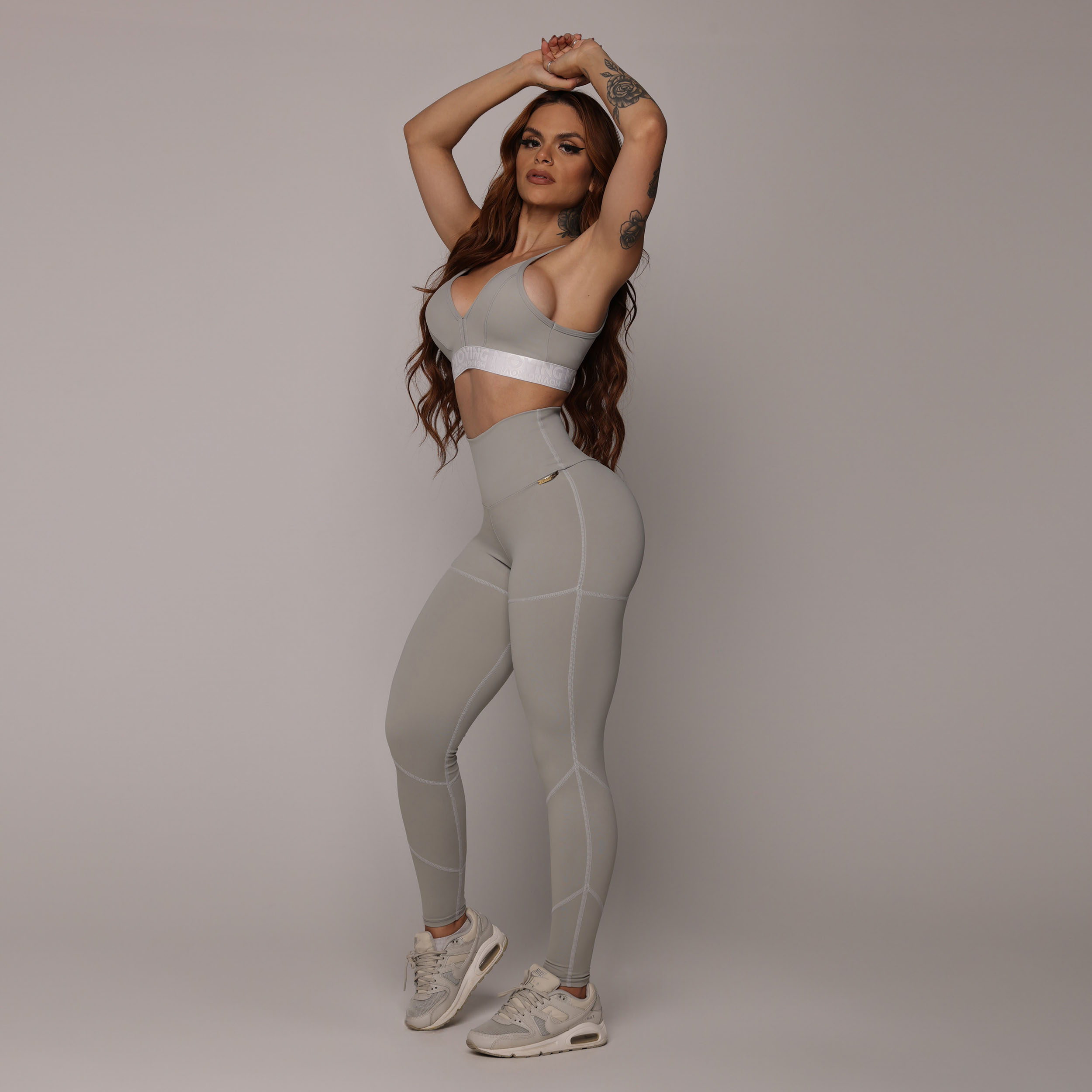 LEGGING PUMP EMPINA BUMBUM CINZA SPACE - Imagem 7