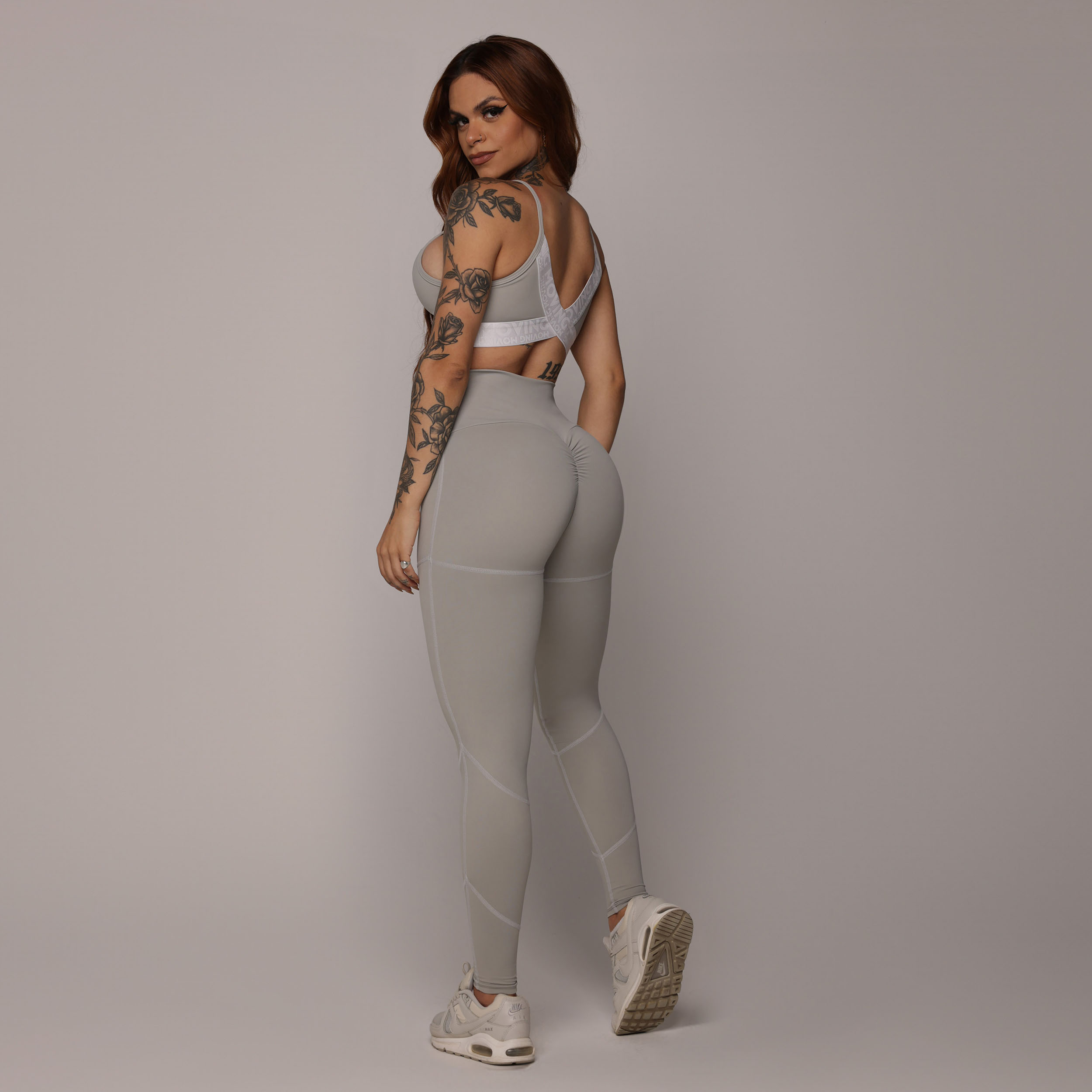 LEGGING PUMP EMPINA BUMBUM CINZA SPACE - Imagem 8