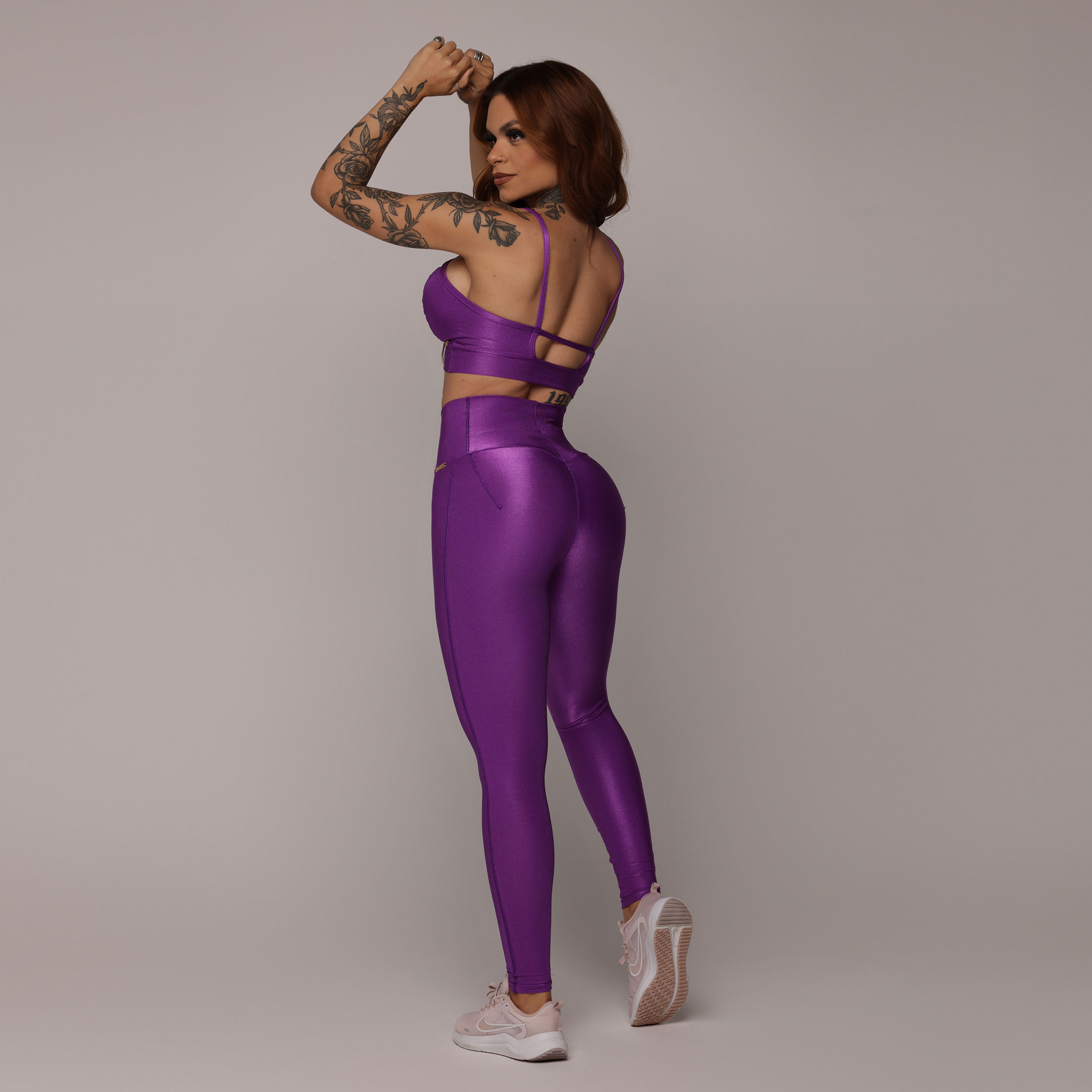 LEGGING VISION GLOSSY PÚRPURA - Imagem 6