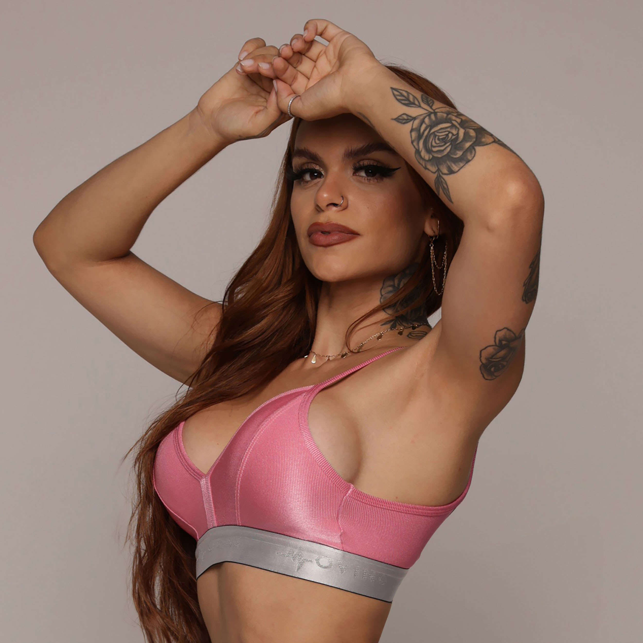 TOP MILANO GLOSSY ROSA CHICLETE - Imagem 3