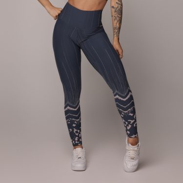 LEGGING COMUM JACQUARD ANIMAL COM BRANCO