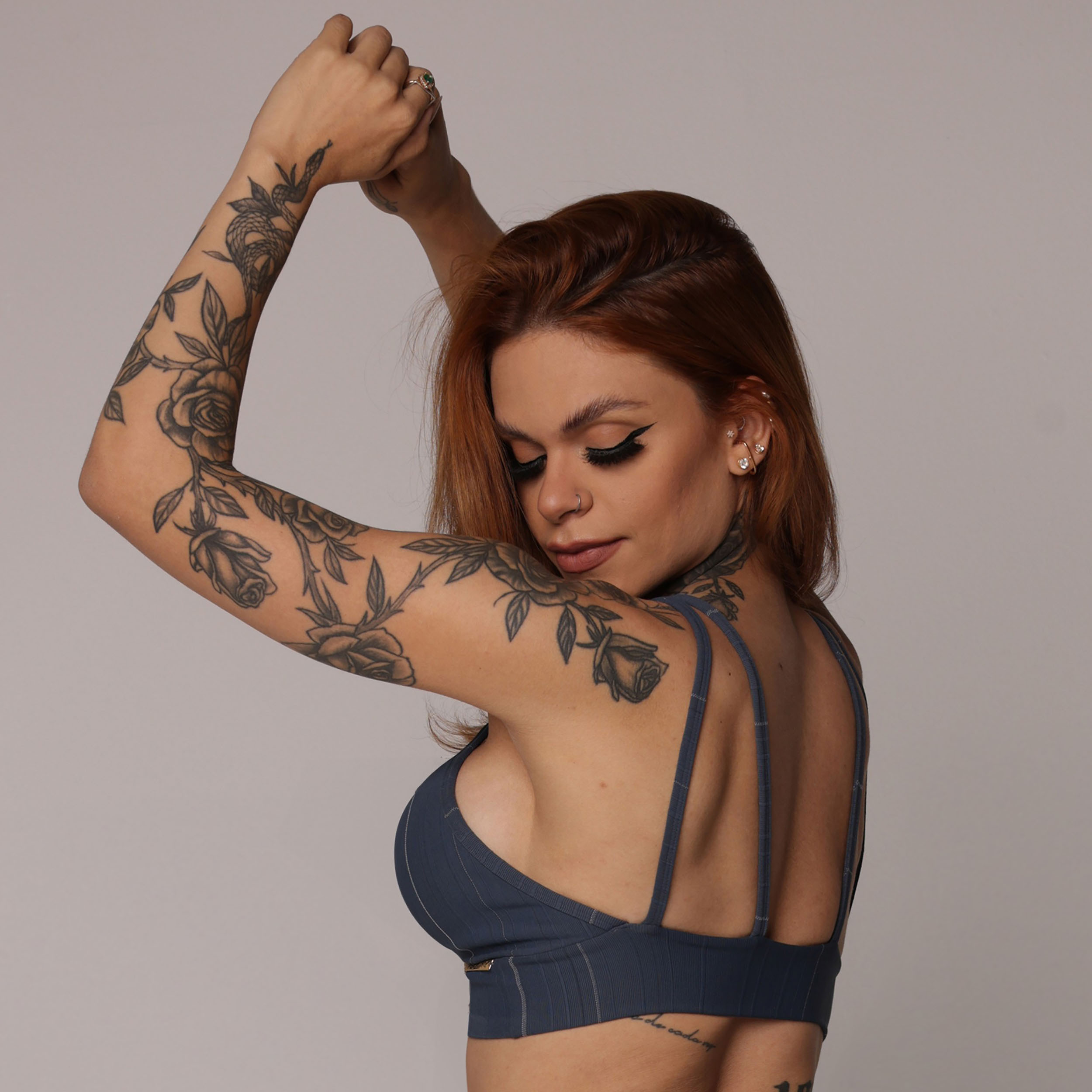 TOP TORONTO JACQUARD ANIMAL LISTRAS COM BRANCO - Imagem 4