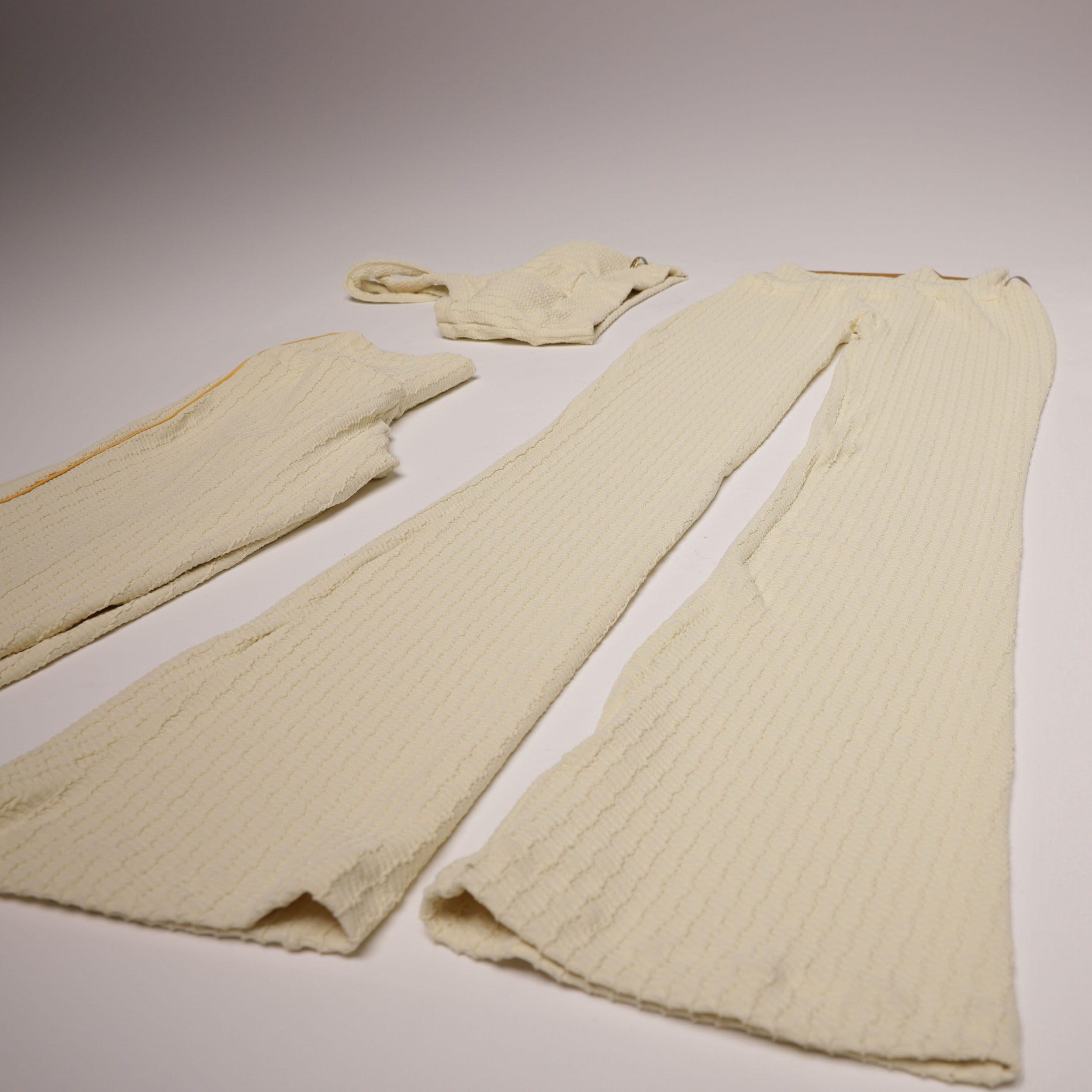 CALÇA FLARE JACQUARD SAVOIR BAUNILHA - Imagem 6