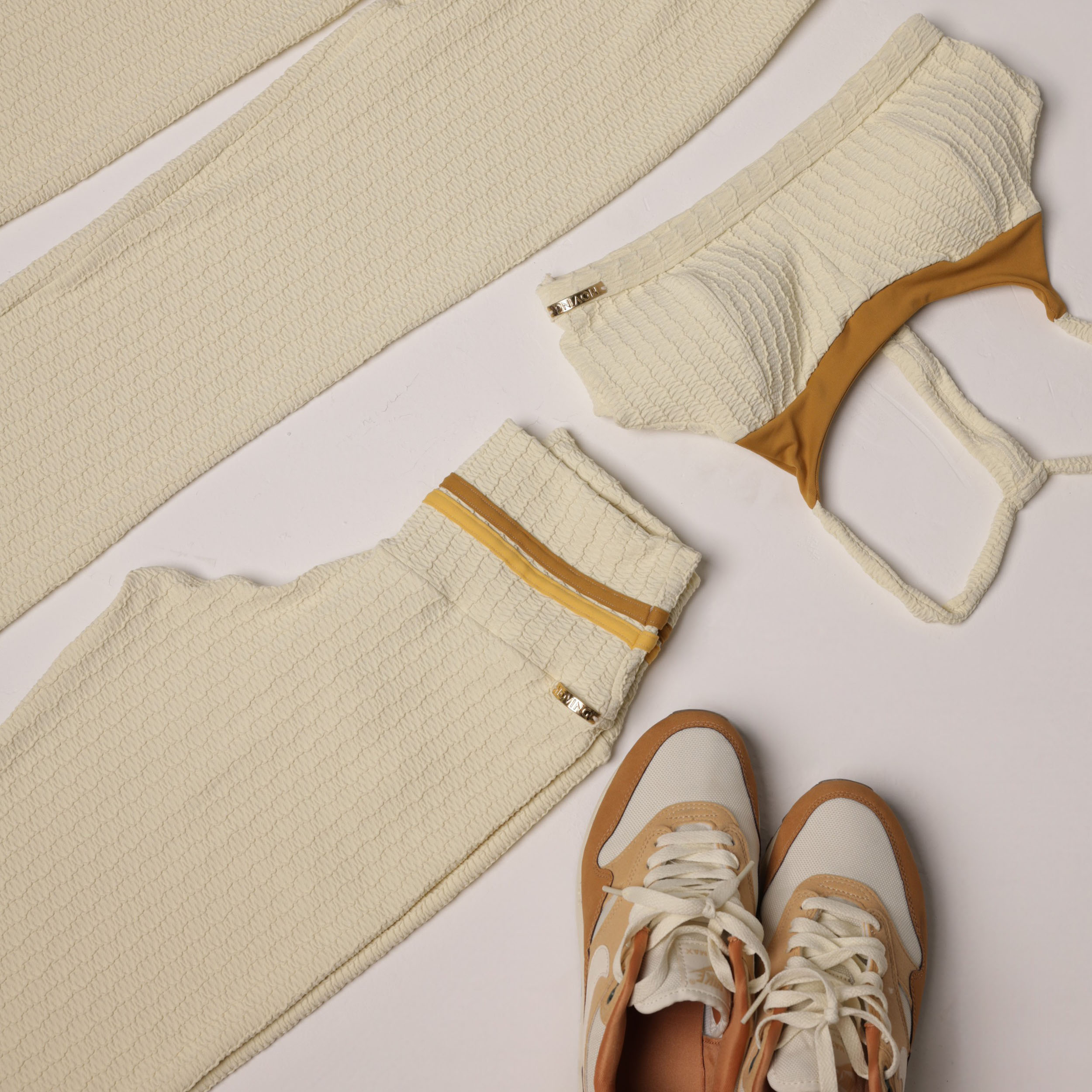 LEGGING EMPINA BUMBUM JACQUARD SAVOIR BAUNILHA - Imagem 11