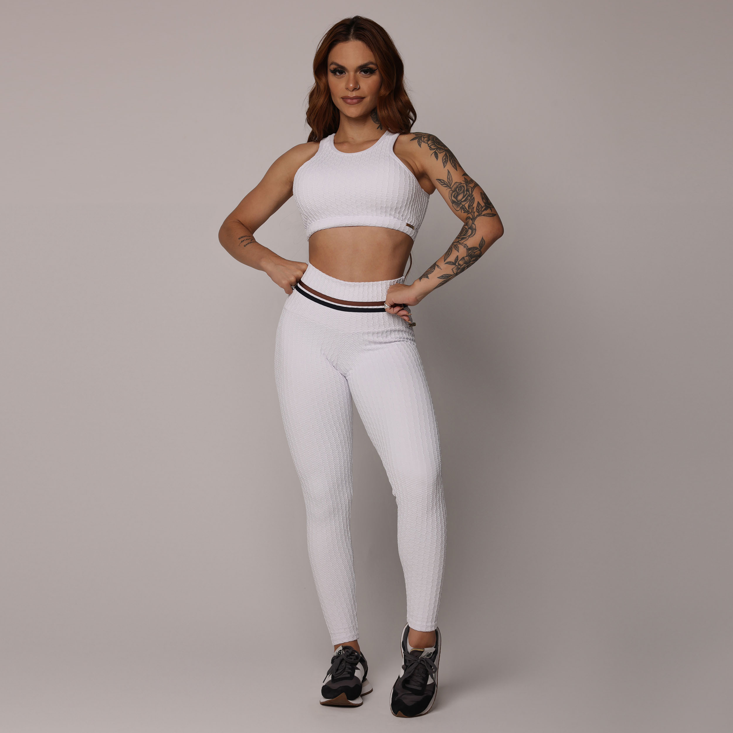 TOP TORINO JACQUARD SAVOIR BRANCO - Imagem 8