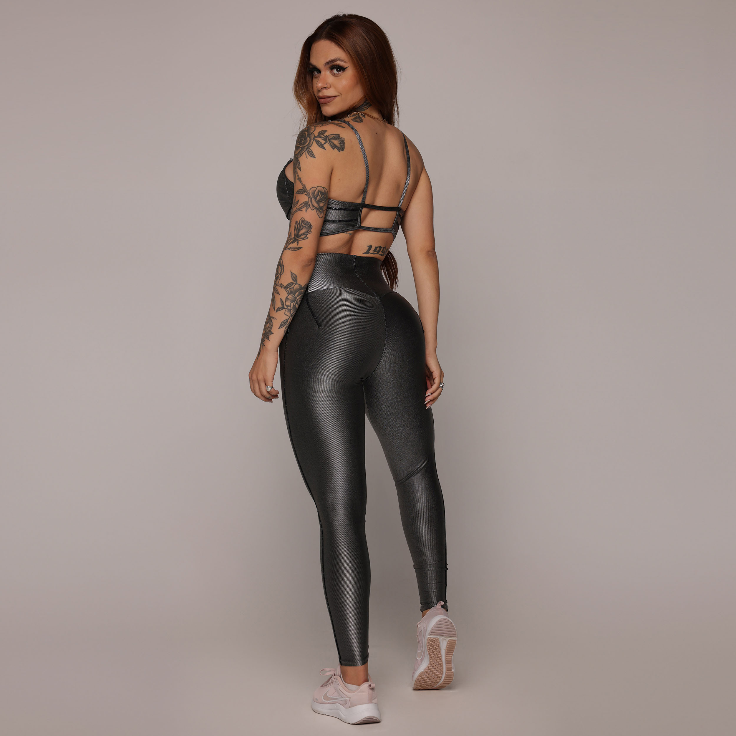 LEGGING VISION GLOSSY GRAFITE - Imagem 5