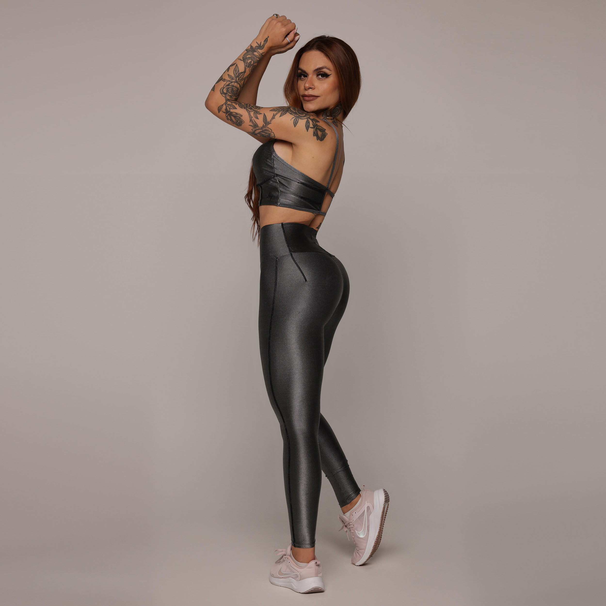 LEGGING VISION GLOSSY GRAFITE - Imagem 7