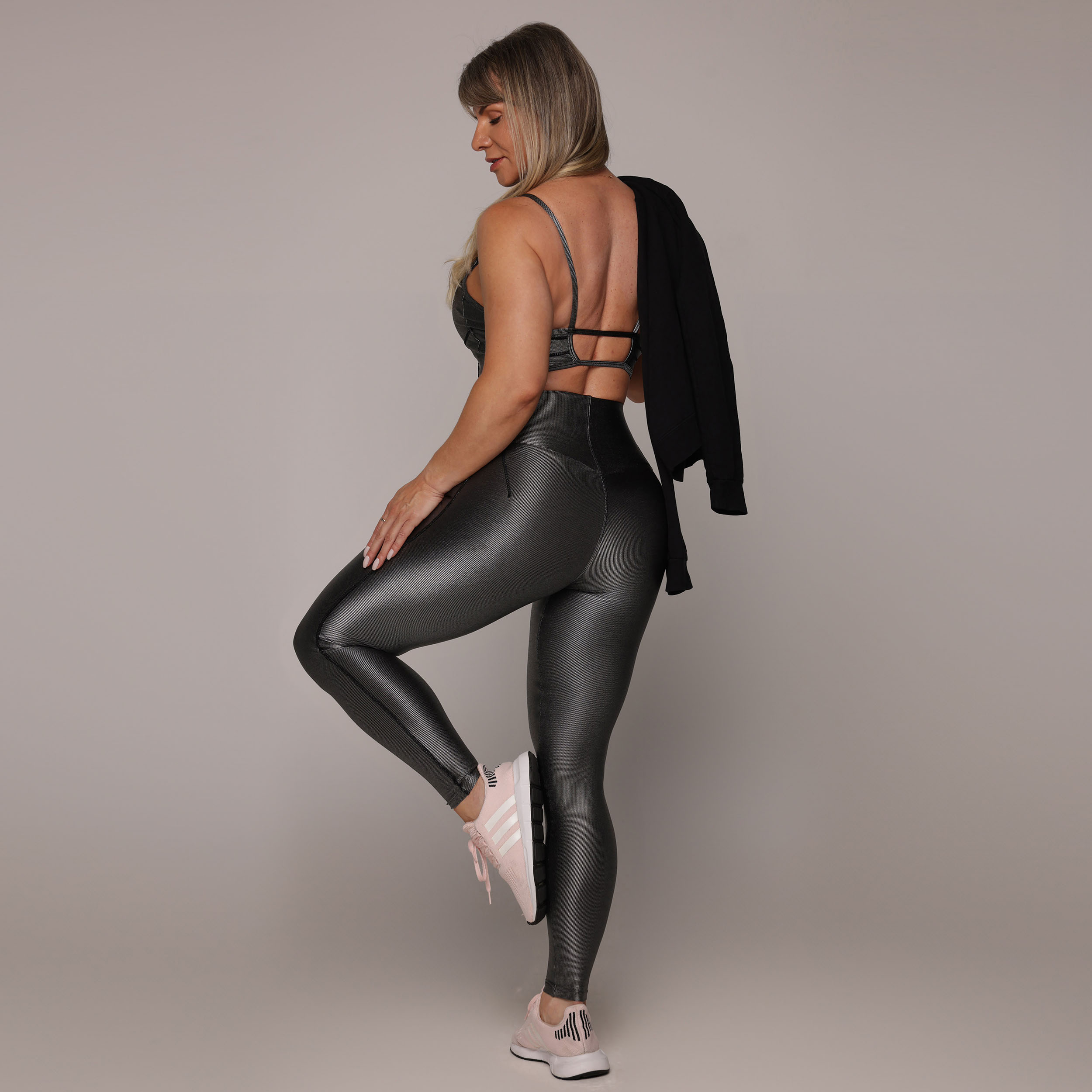 LEGGING VISION GLOSSY GRAFITE - Imagem 8