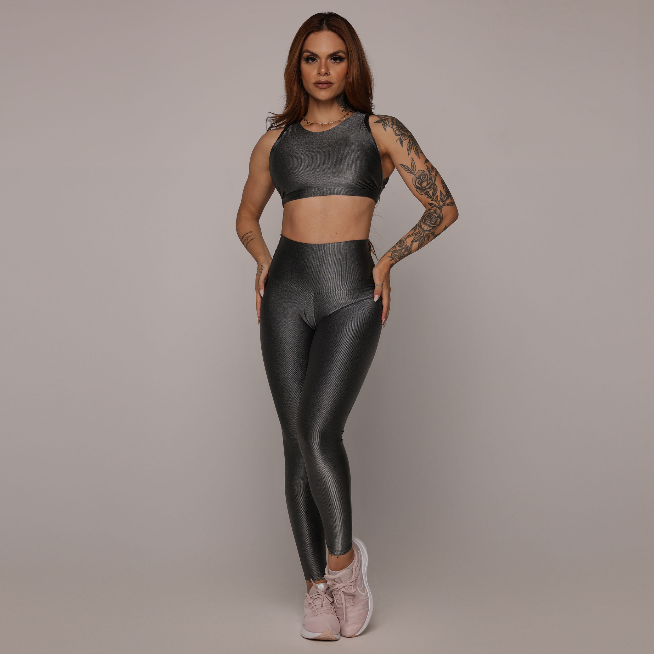 TOP VERSALHES GLOSSY GRAFITE - Imagem 4