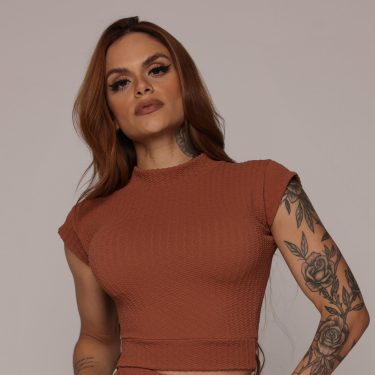 CROPPED CARMEL JACQUARD SAVOIR TERRA