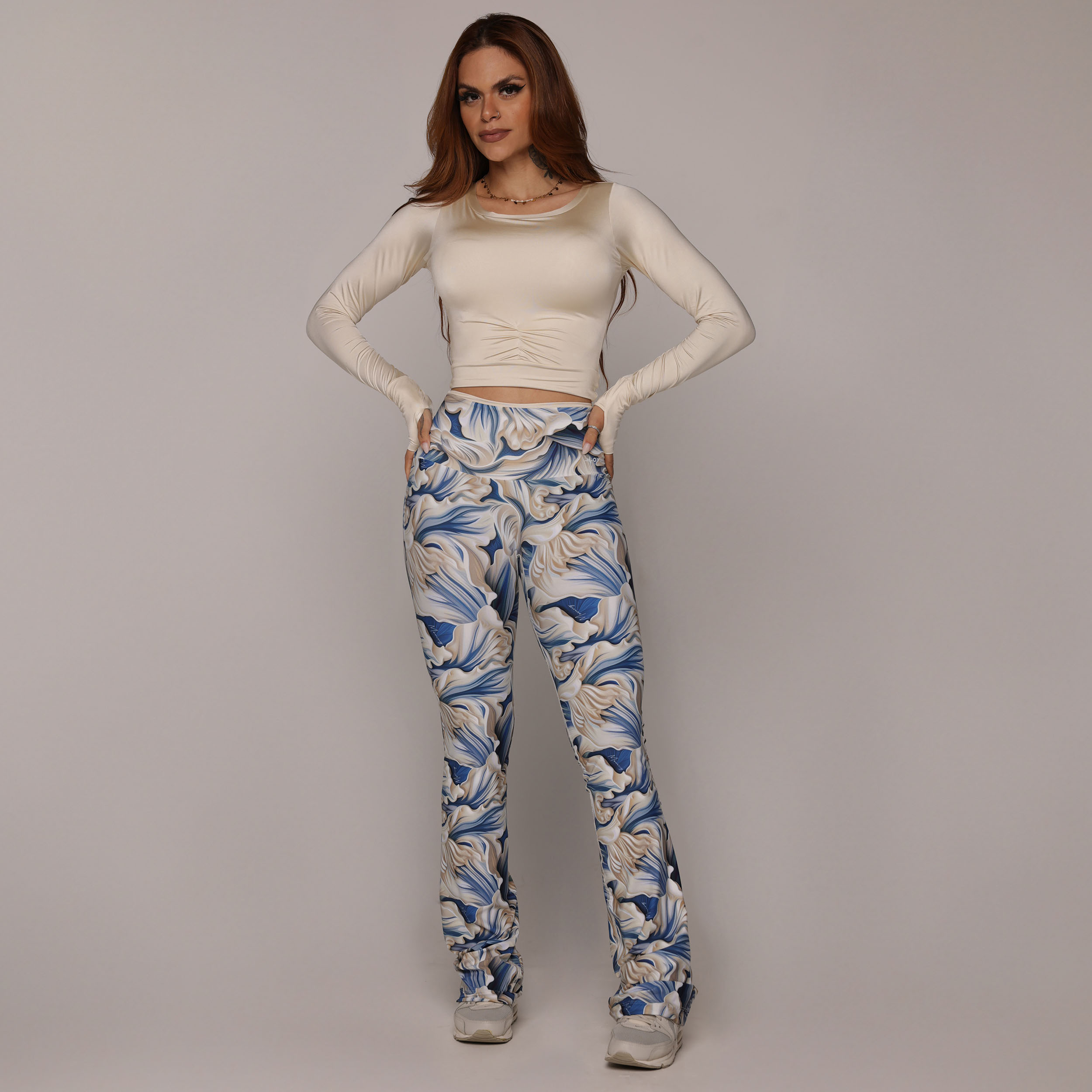 CROPPED MILÃO MANGA LONGA OFF-WHITE - Imagem 4