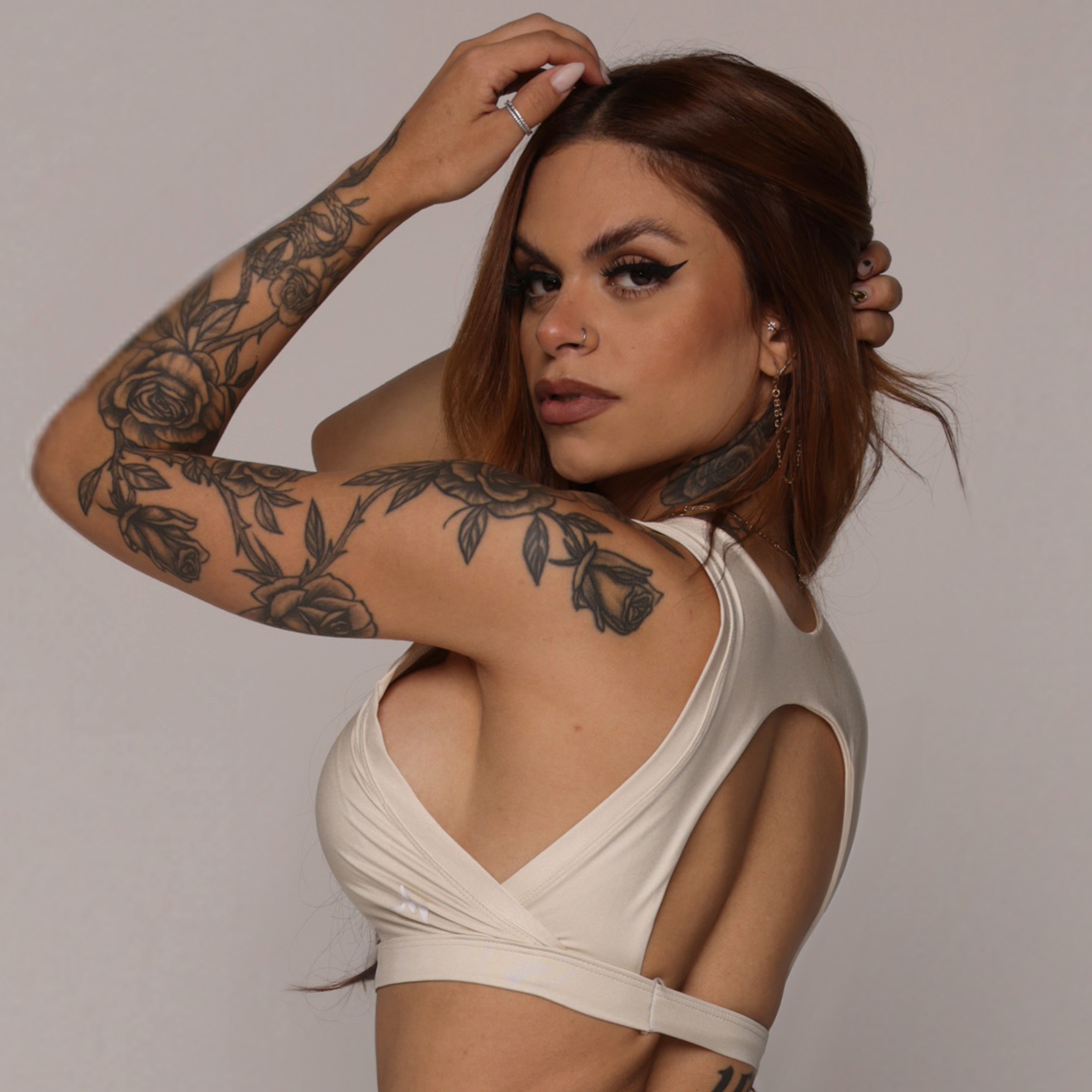 TOP VERSALHES OFF-WHITE - Imagem 4