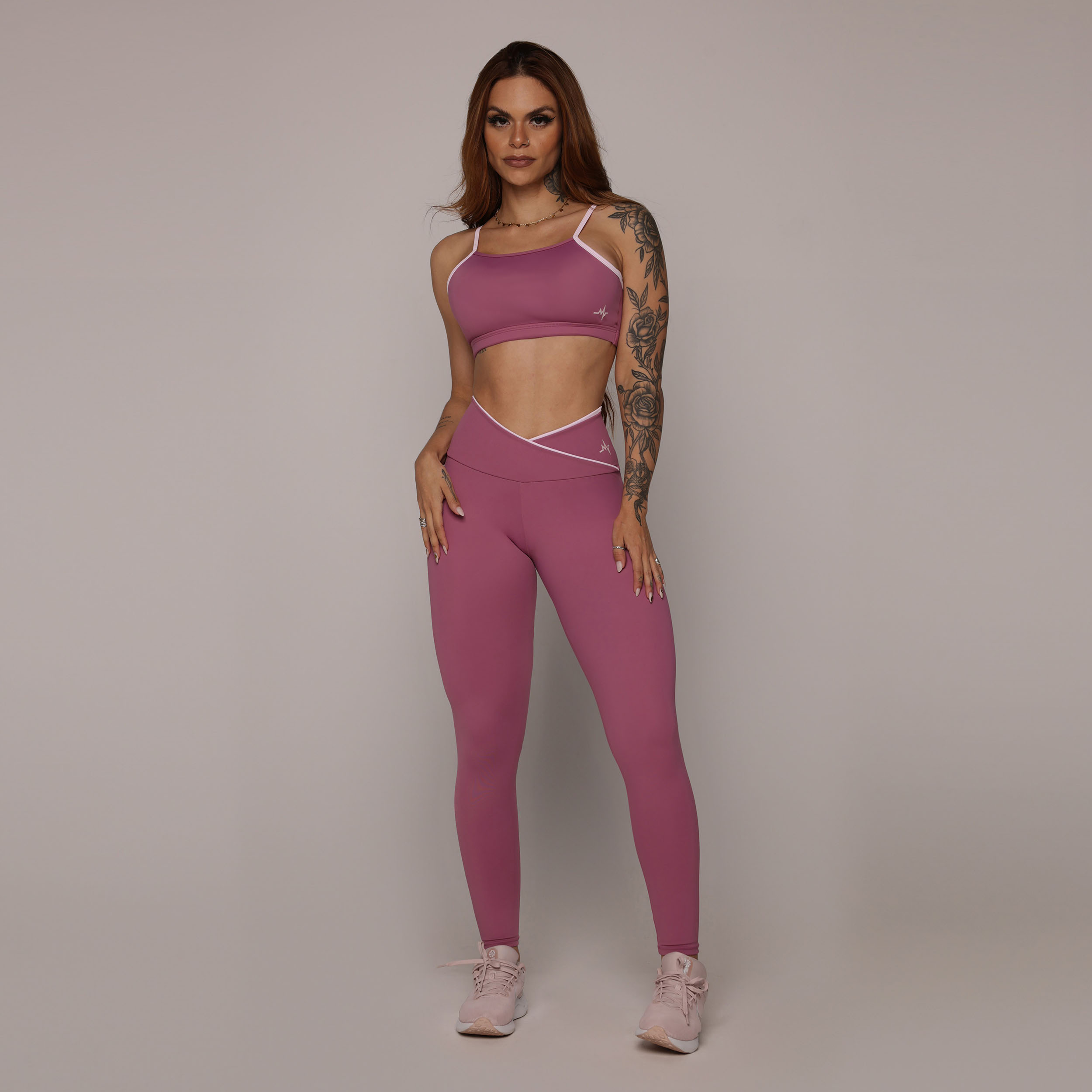 LEGGING SENSE BICOLOR ROSA QUEIMADO - Imagem 3