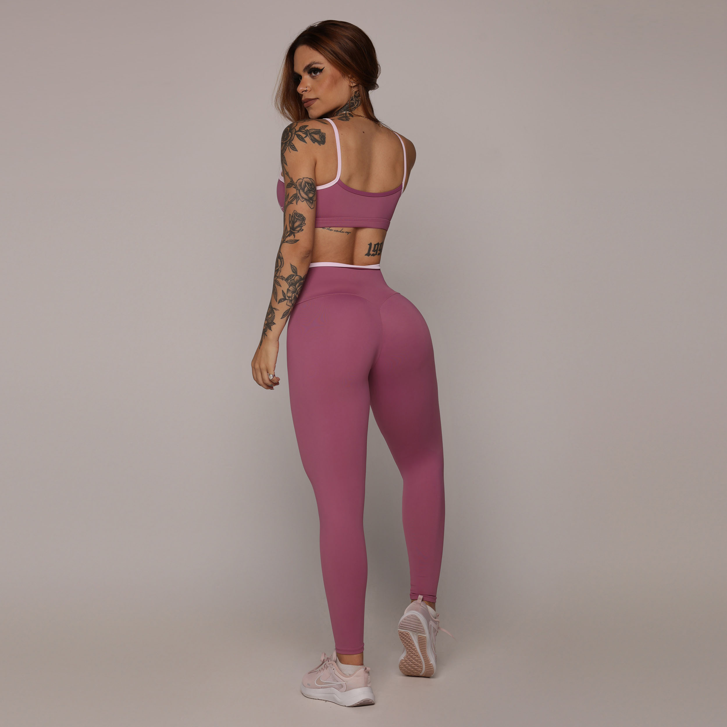 LEGGING SENSE BICOLOR ROSA QUEIMADO - Imagem 5