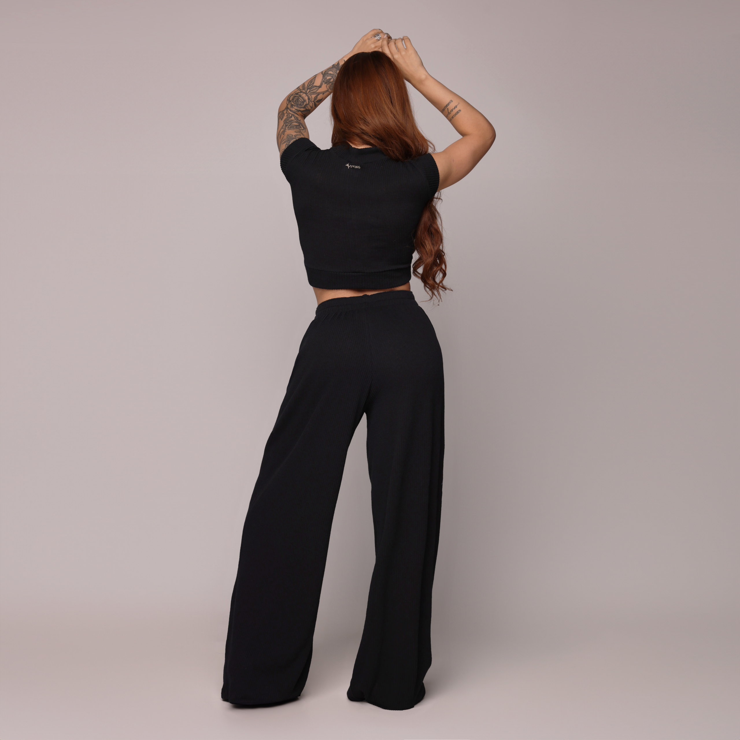 CROPPED CARMEL CANELADO PRETO - Imagem 5