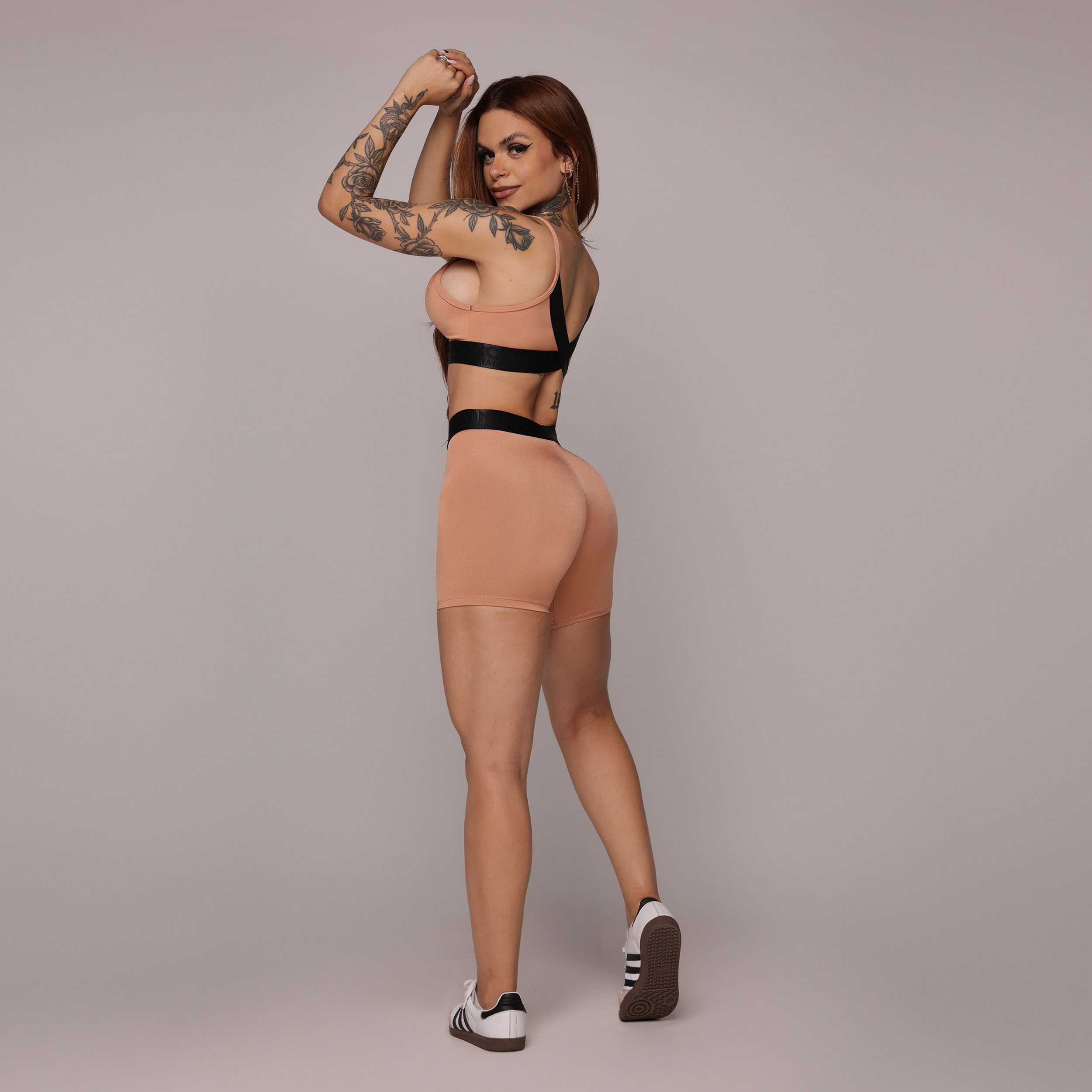 SHORT ÉPIC BLACKOUT GLOSS PEACH - Imagem 6