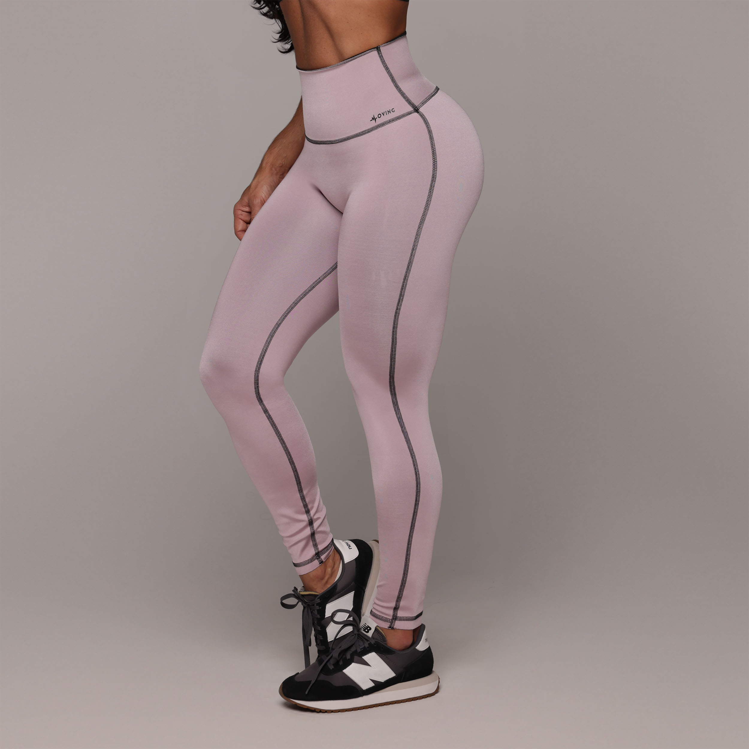 LEGGING DUPLA FACE BLACKOUT GLOSS ROSÊ - Imagem 4