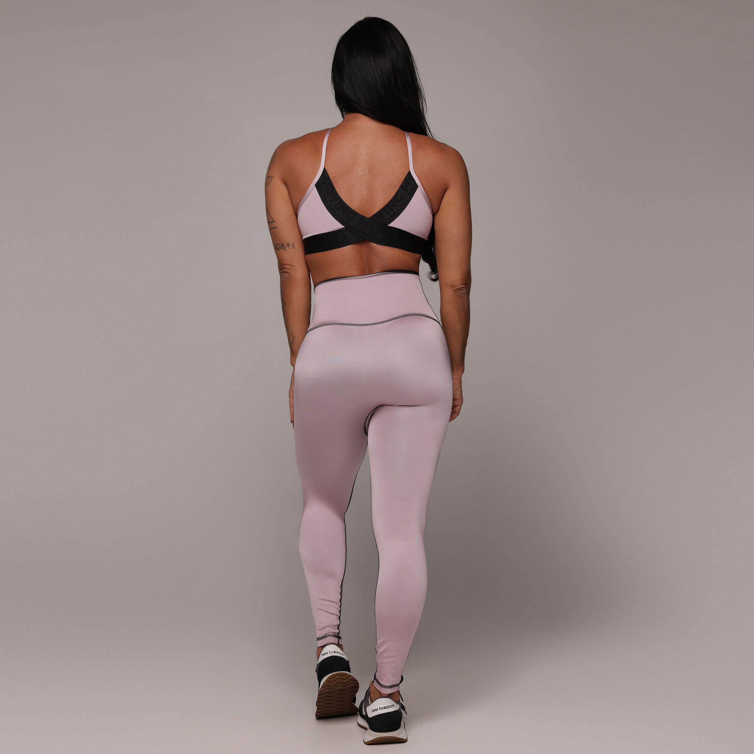 LEGGING DUPLA FACE BLACKOUT GLOSS ROSÊ - Imagem 7