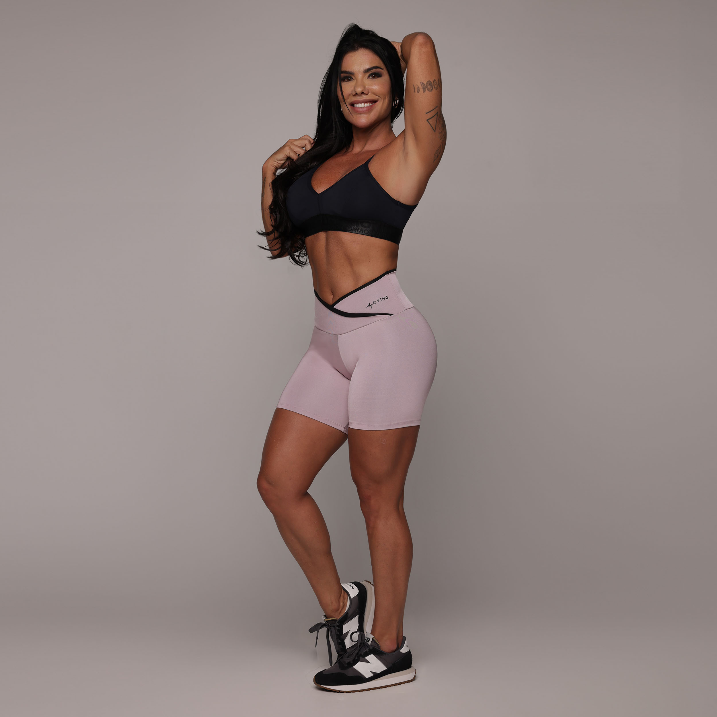 SHORT SENSE BLACKOUT GLOSS ROSÊ - Imagem 4