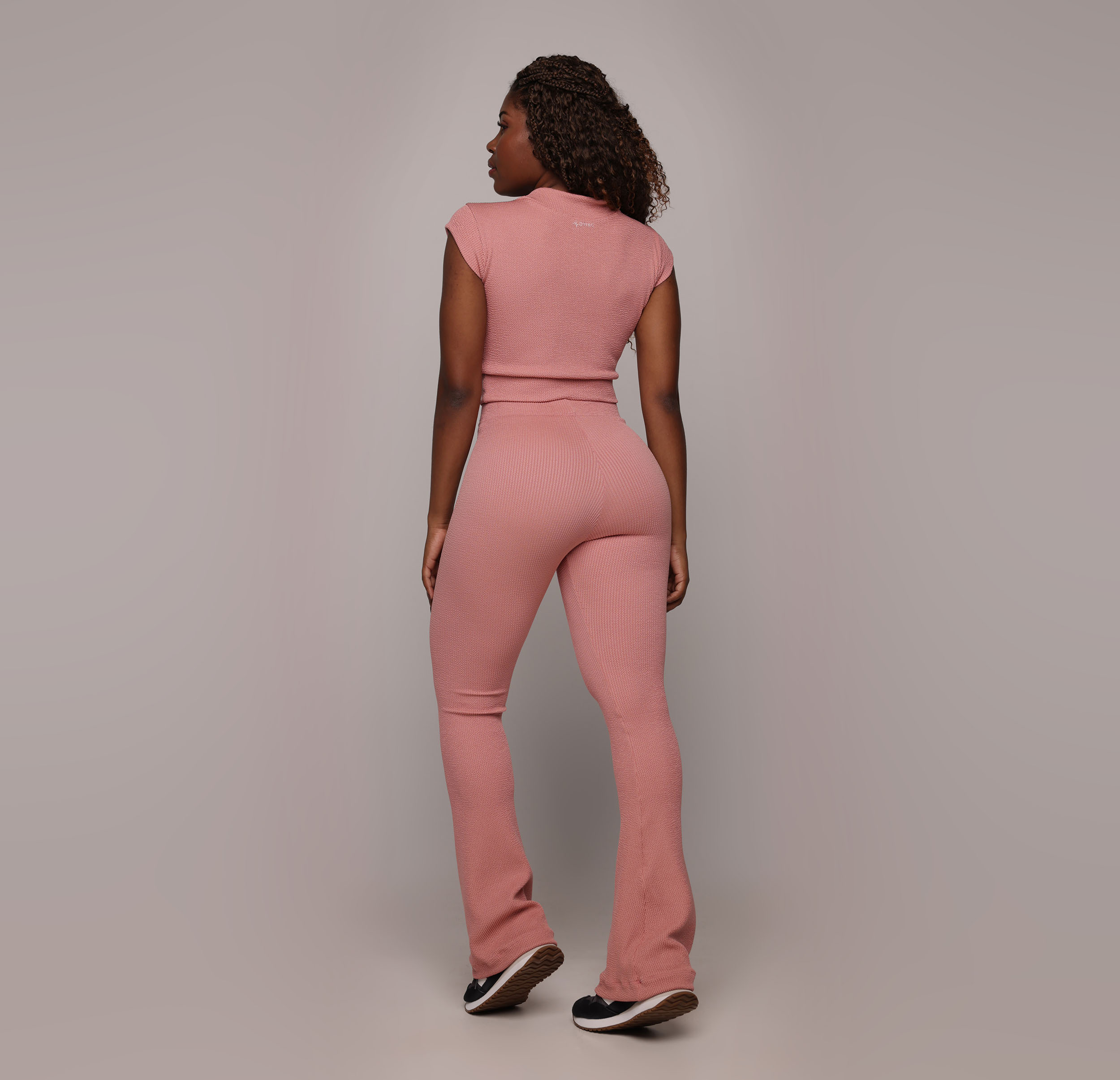 CALÇA FLARE JACQUARD JACQUARD CONFORT ROSÊ - Imagem 7