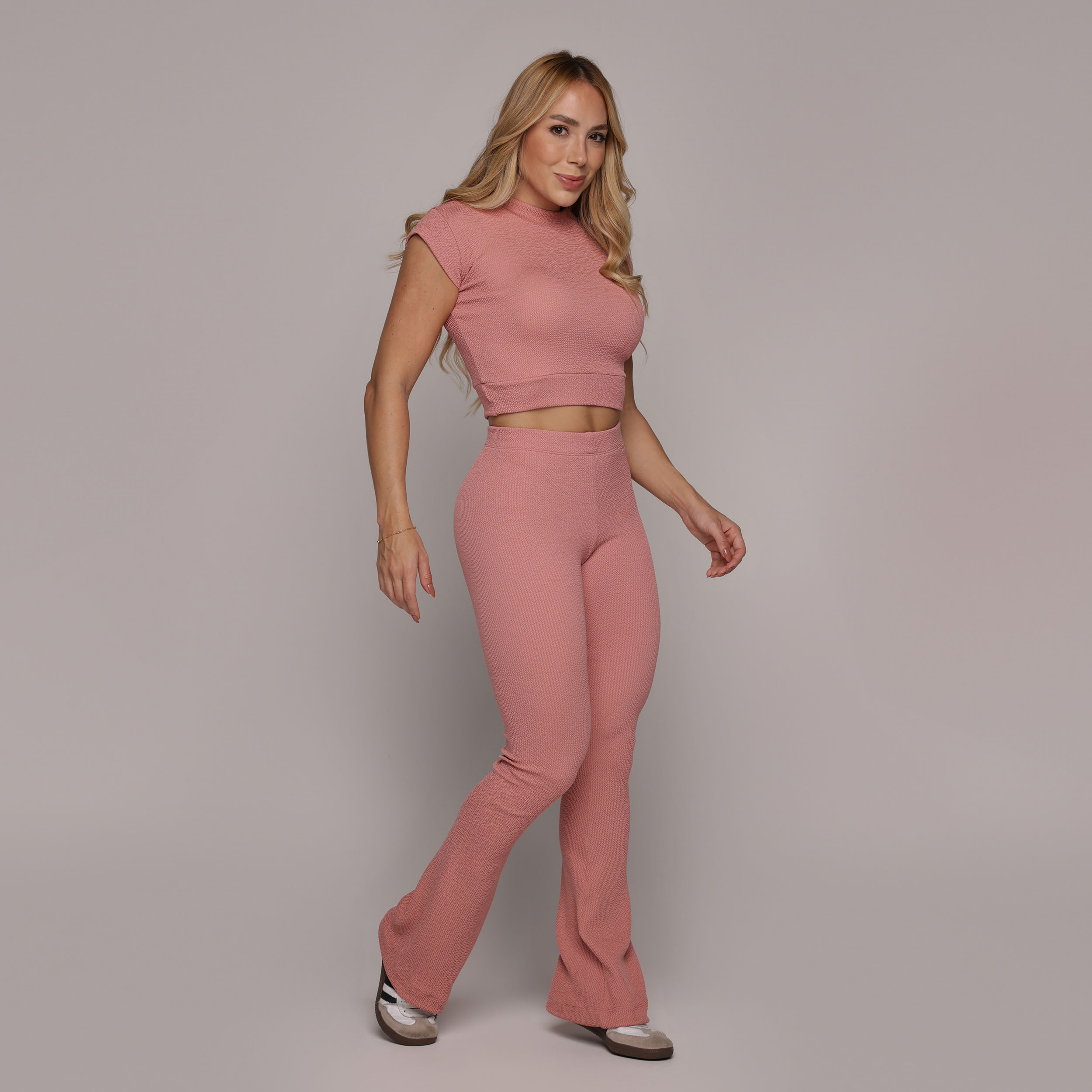 CROPPED CARMEL JACQUARD CONFORT ROSÊ - Imagem 3