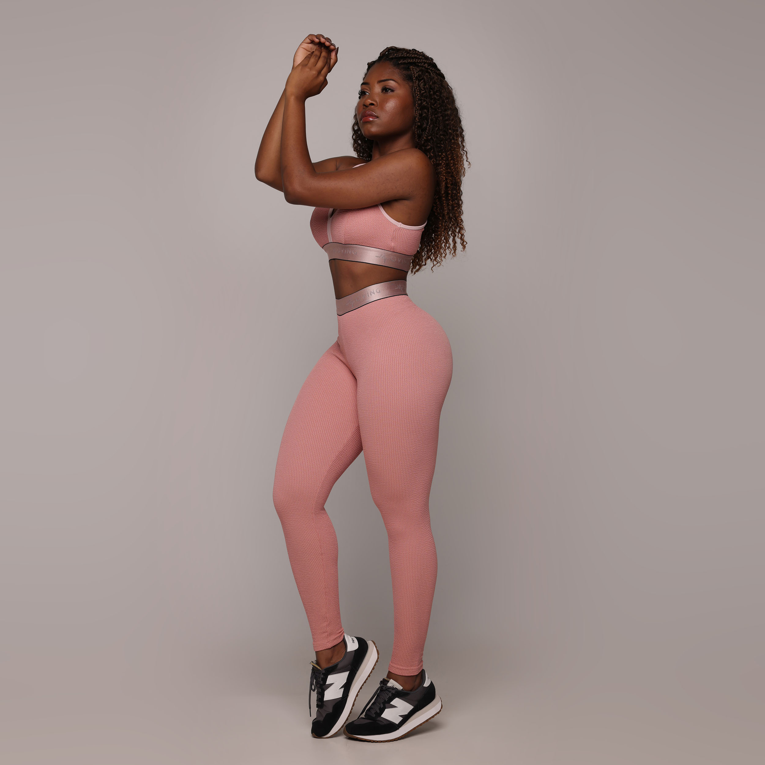 LEGGING ÉPIC JACQUARD CONFORT ROSÊ - Imagem 7