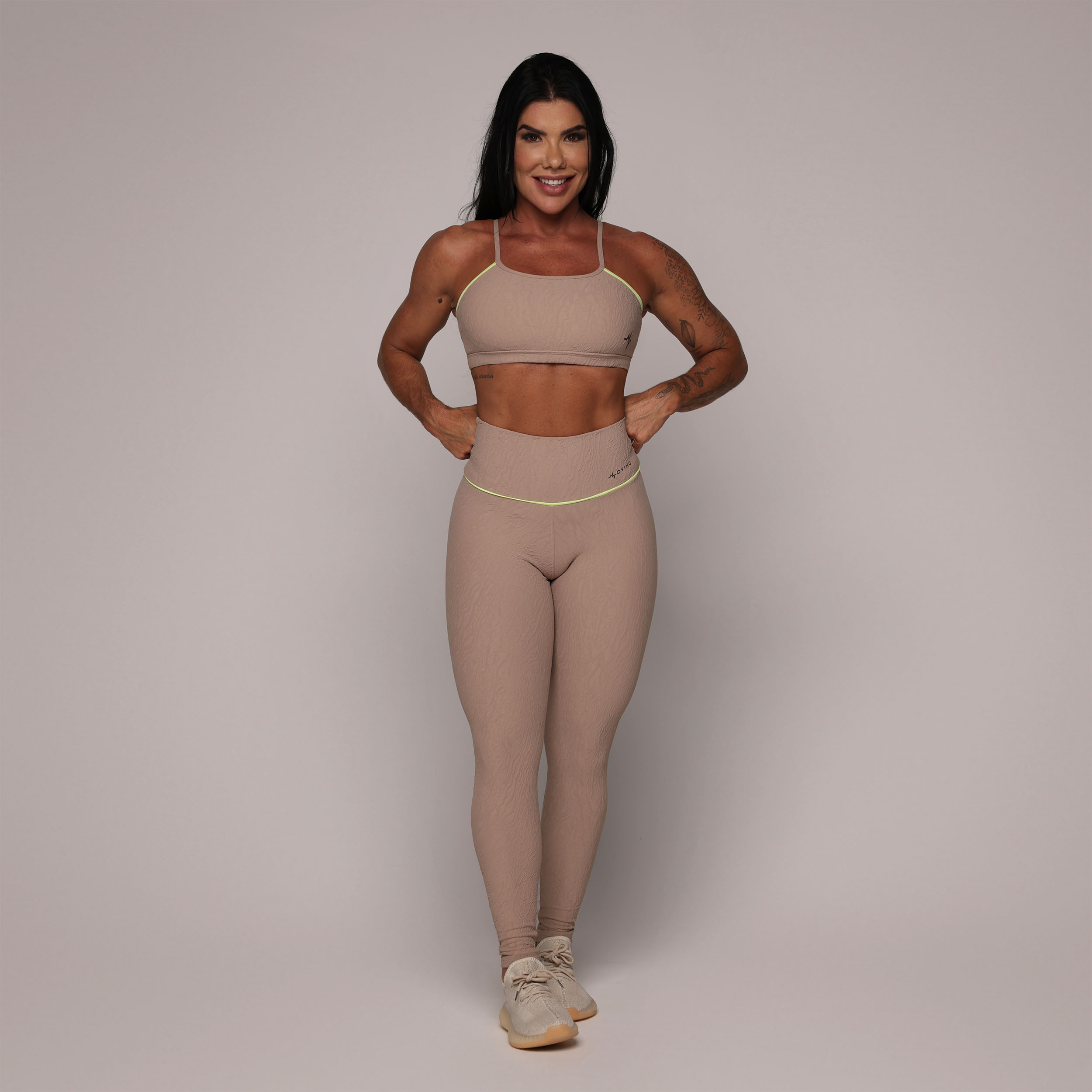 TOP LAS VEGAS JACQUARD DUNAS NUDE - Imagem 4