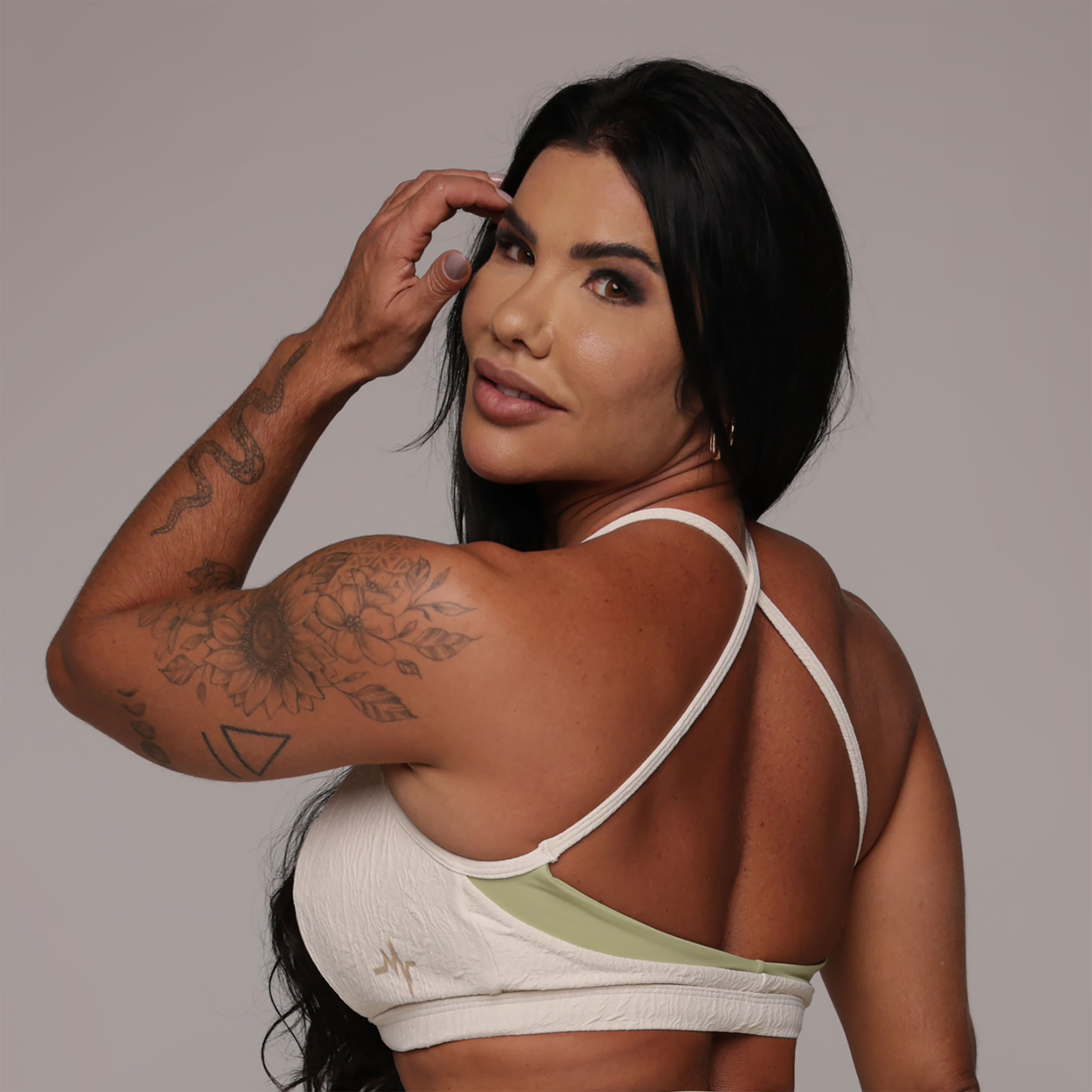 TOP DETROIT JACQUARD DUNAS OFF-WHITE - Imagem 4