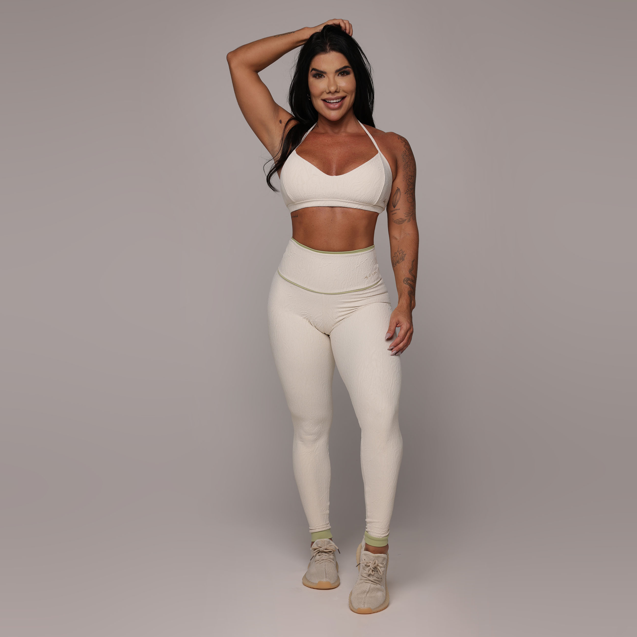 TOP DETROIT JACQUARD DUNAS OFF-WHITE - Imagem 5