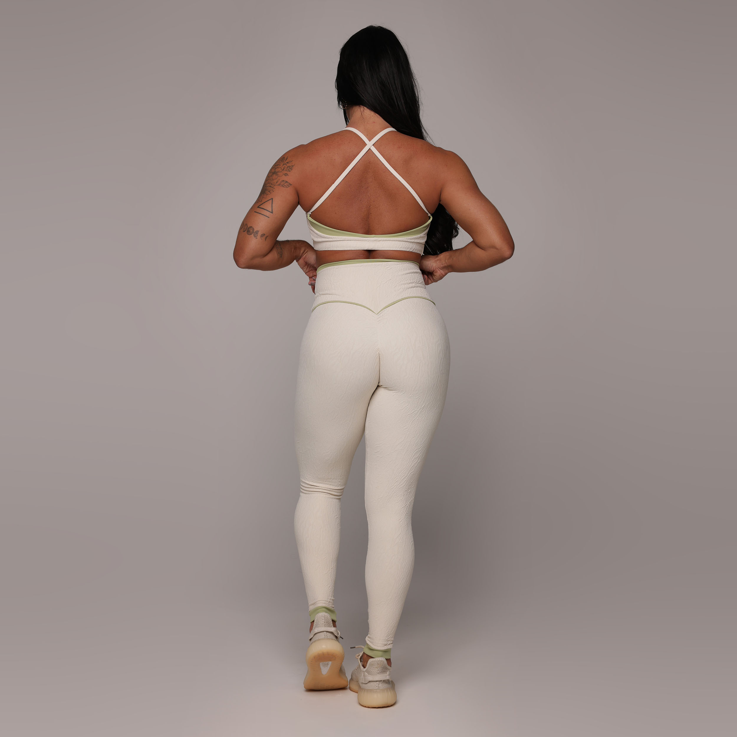 TOP DETROIT JACQUARD DUNAS OFF-WHITE - Imagem 6