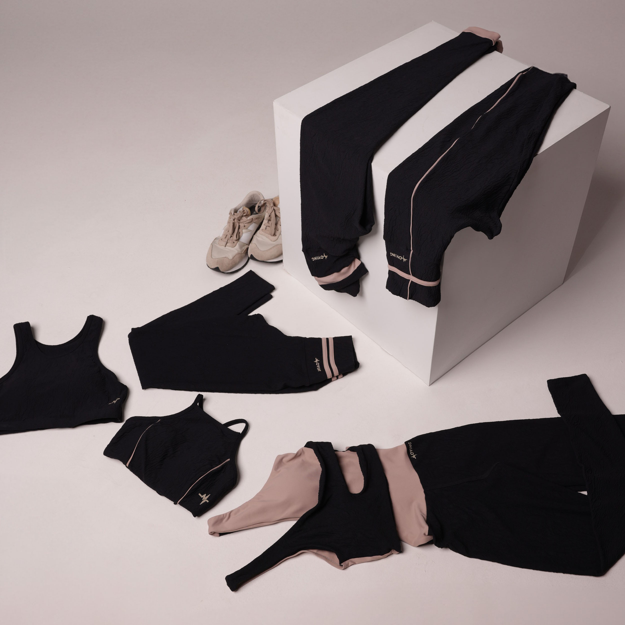 LEGGING EMPINA BUMBUM JACQUARD DUNAS PRETO - Imagem 6