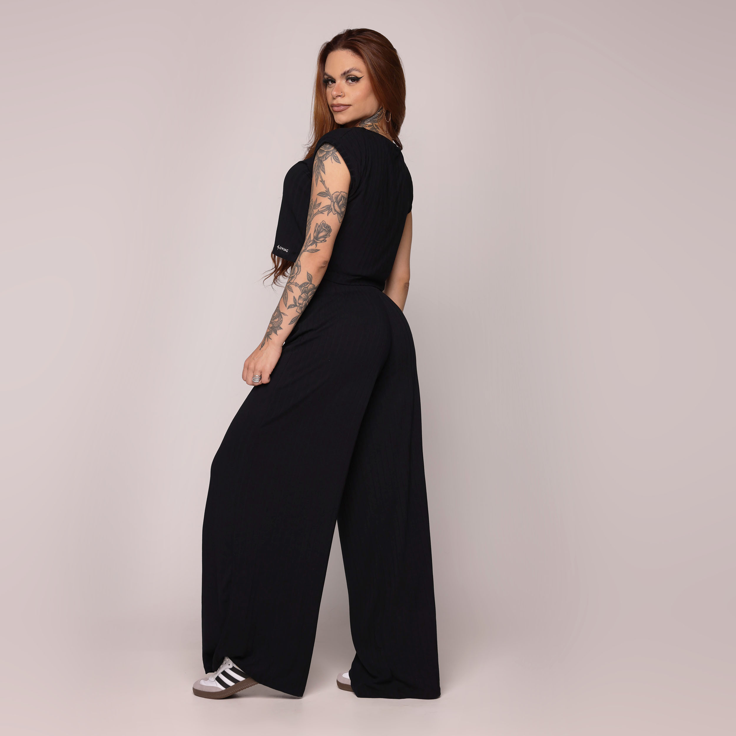 CALÇA PANTALONA RISQUÉ PRETO - Imagem 4