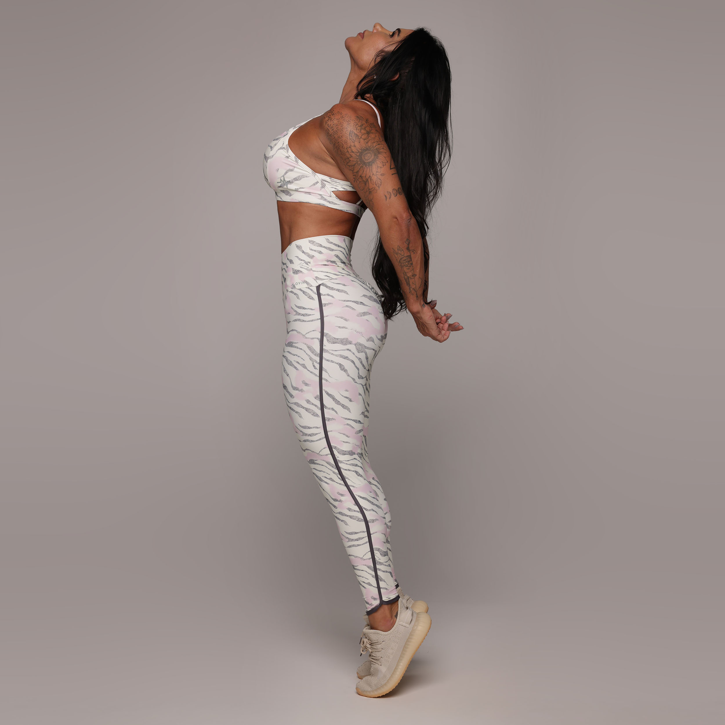 LEGGING LIVE EMPINA BUMBUM ZEBRA BLUSH EXCLUSIVA - Imagem 3