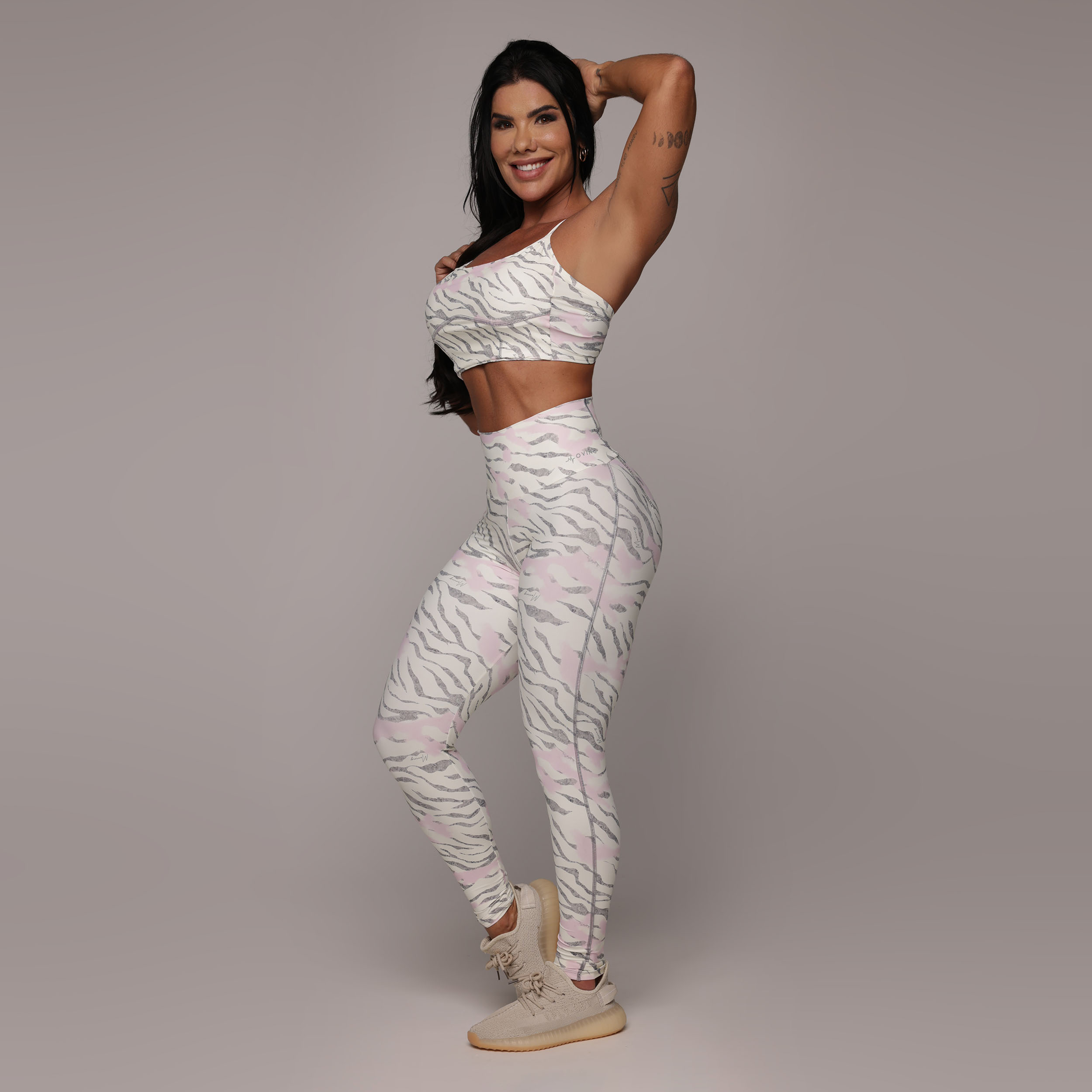 LEGGING VISION ZEBRA BLUSH EXCLUSIVA - Imagem 3