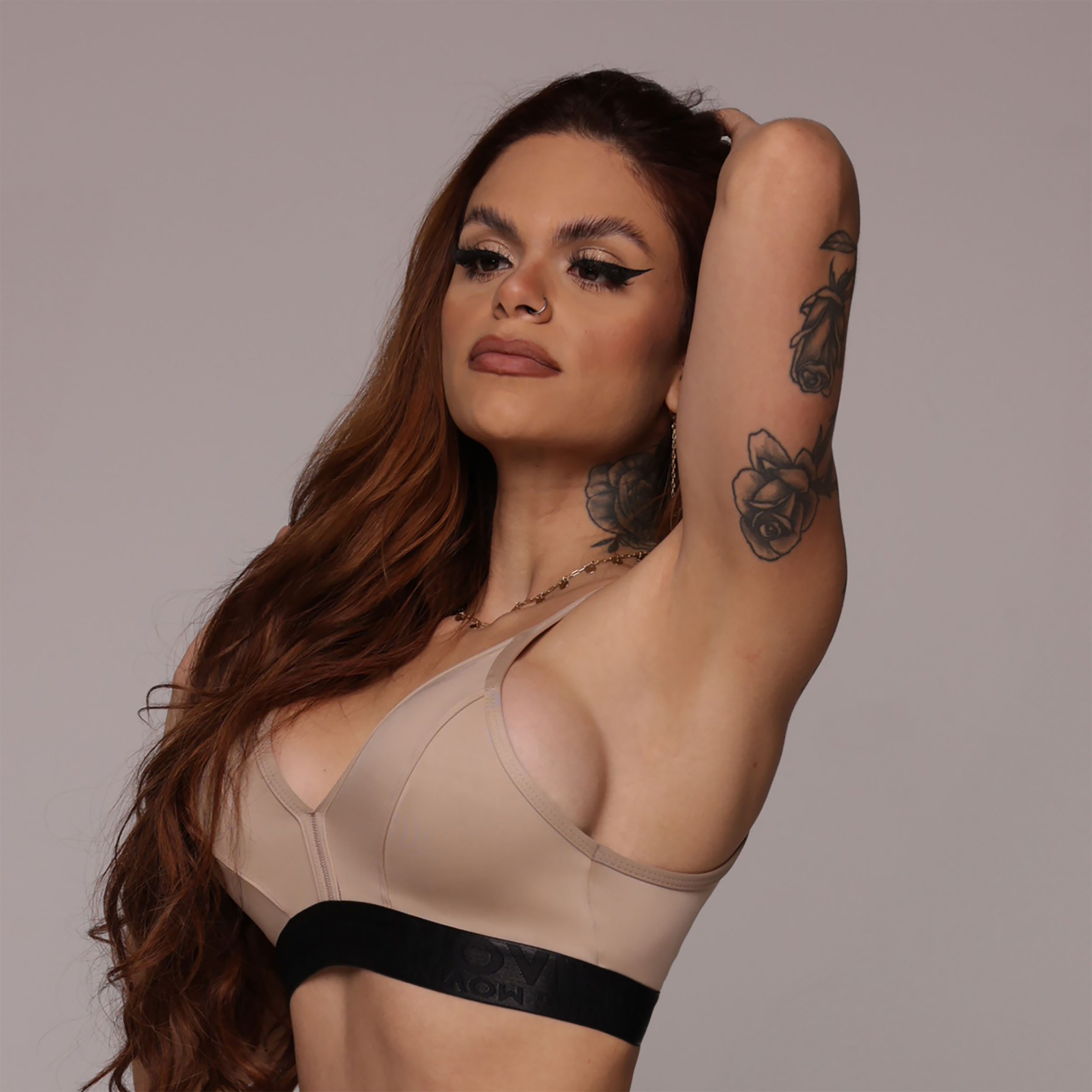 TOP MILANO BLACKOUT NUDE - Imagem 3