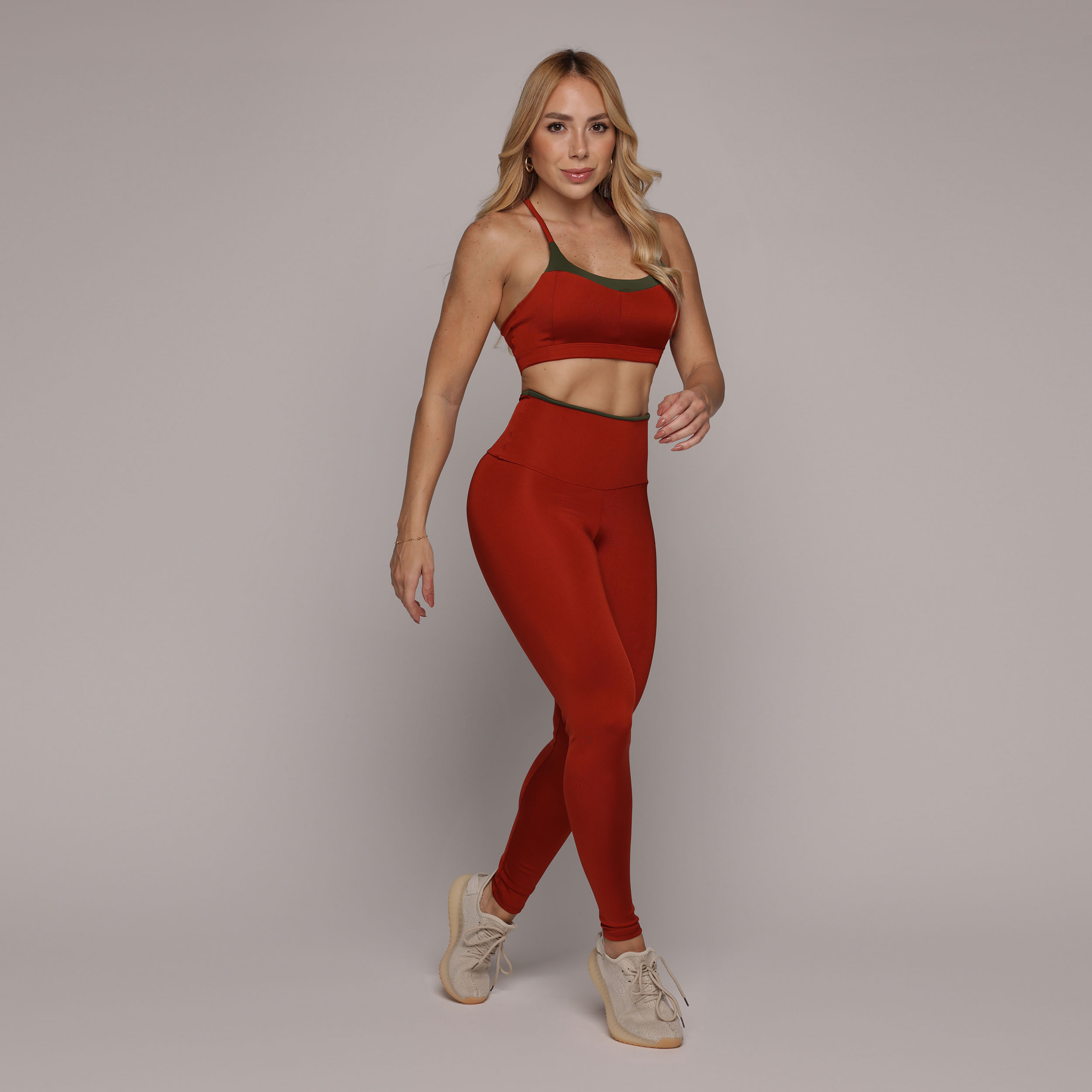 LEGGING HEART BICOLOR BORDÔ - Imagem 3