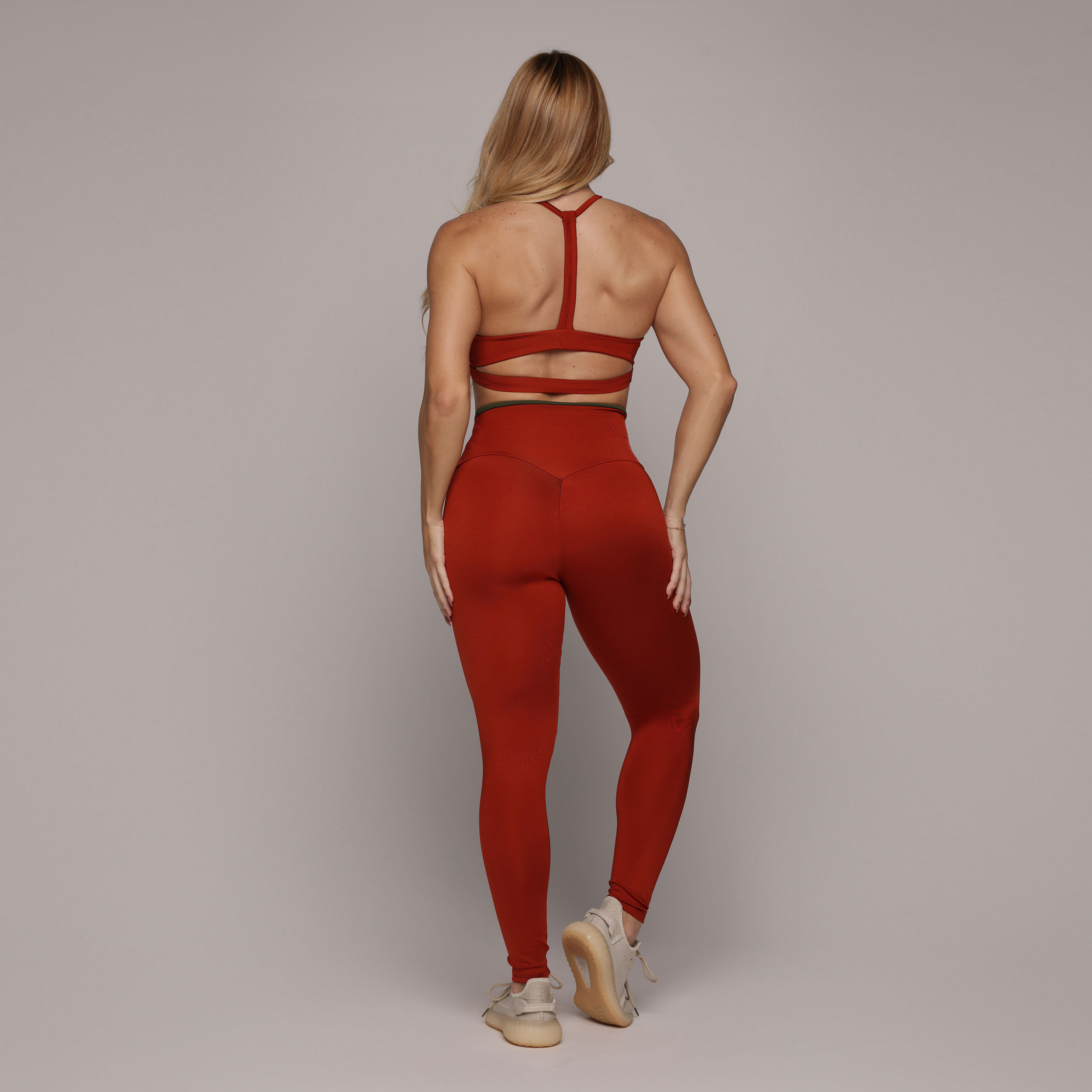 LEGGING HEART BICOLOR BORDÔ - Imagem 6