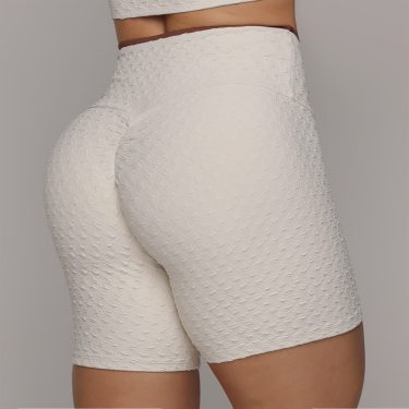 SHORT BICOLOR EMPINA BUMBUM JACQUARD DIAMOND OFF-WHITE