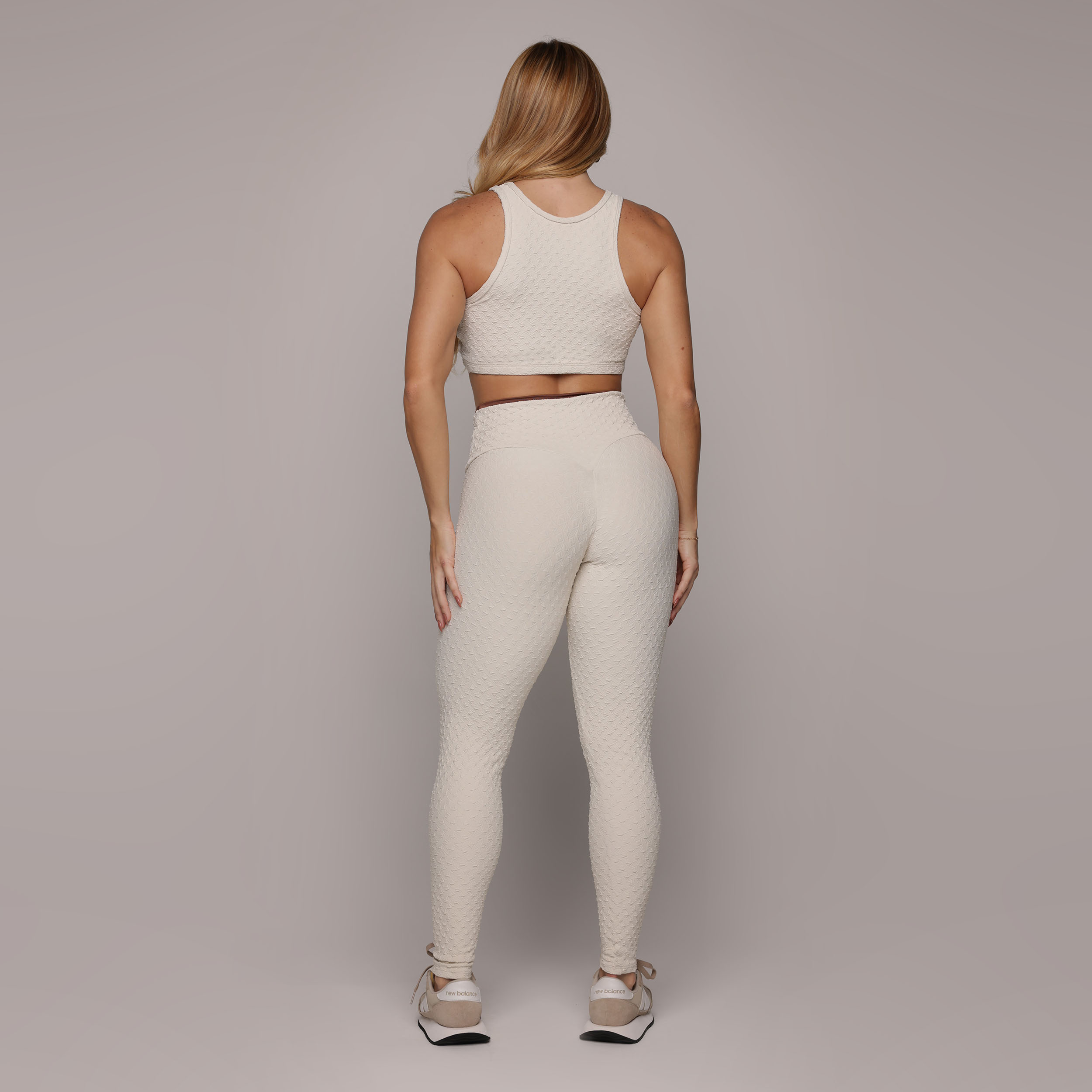 TOP TORINO JACQUARD DIAMOND OFF-WHITE - Imagem 5