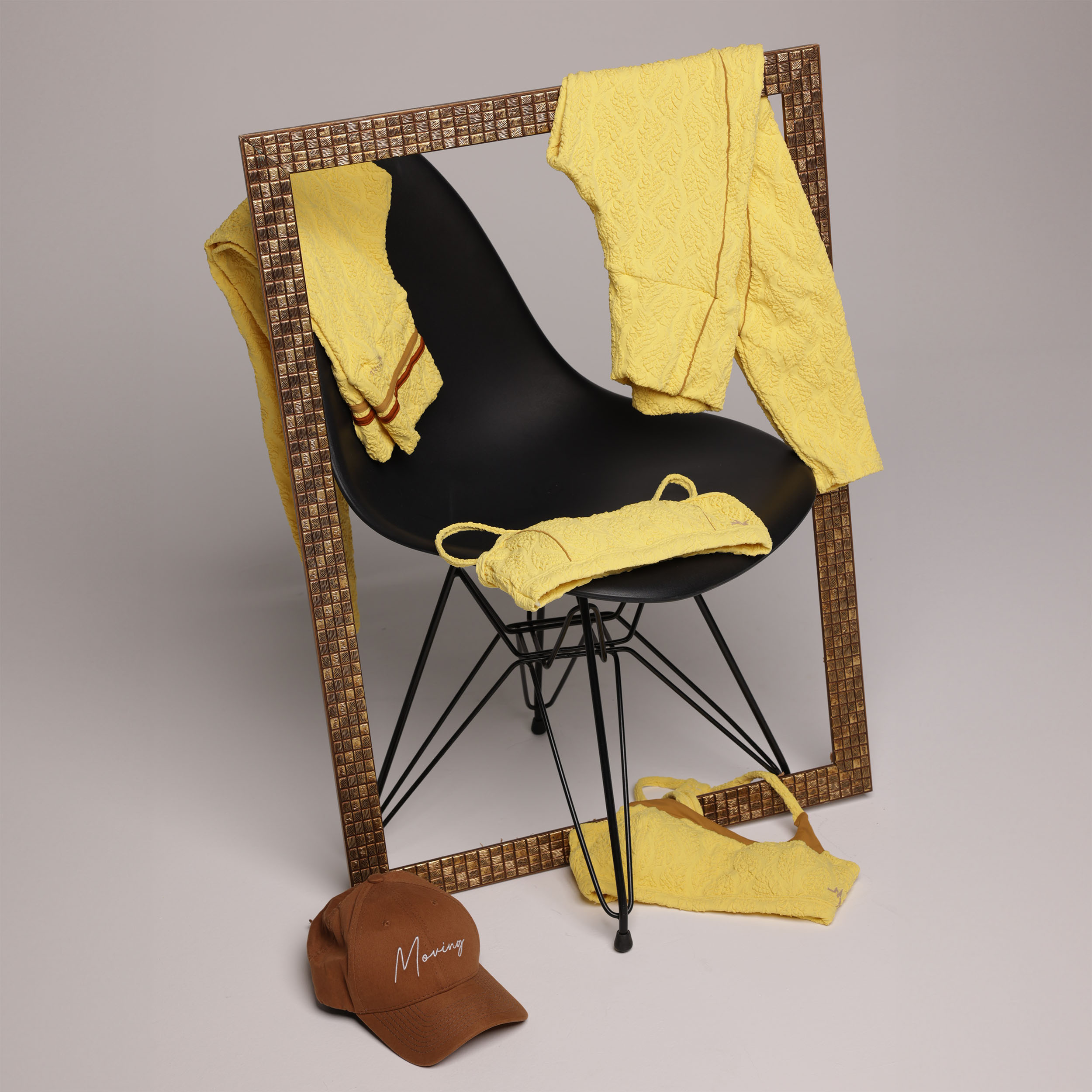 LEGGING EMPINA BUMBUM JACQUARD NATURE MANTEIGA - Imagem 7