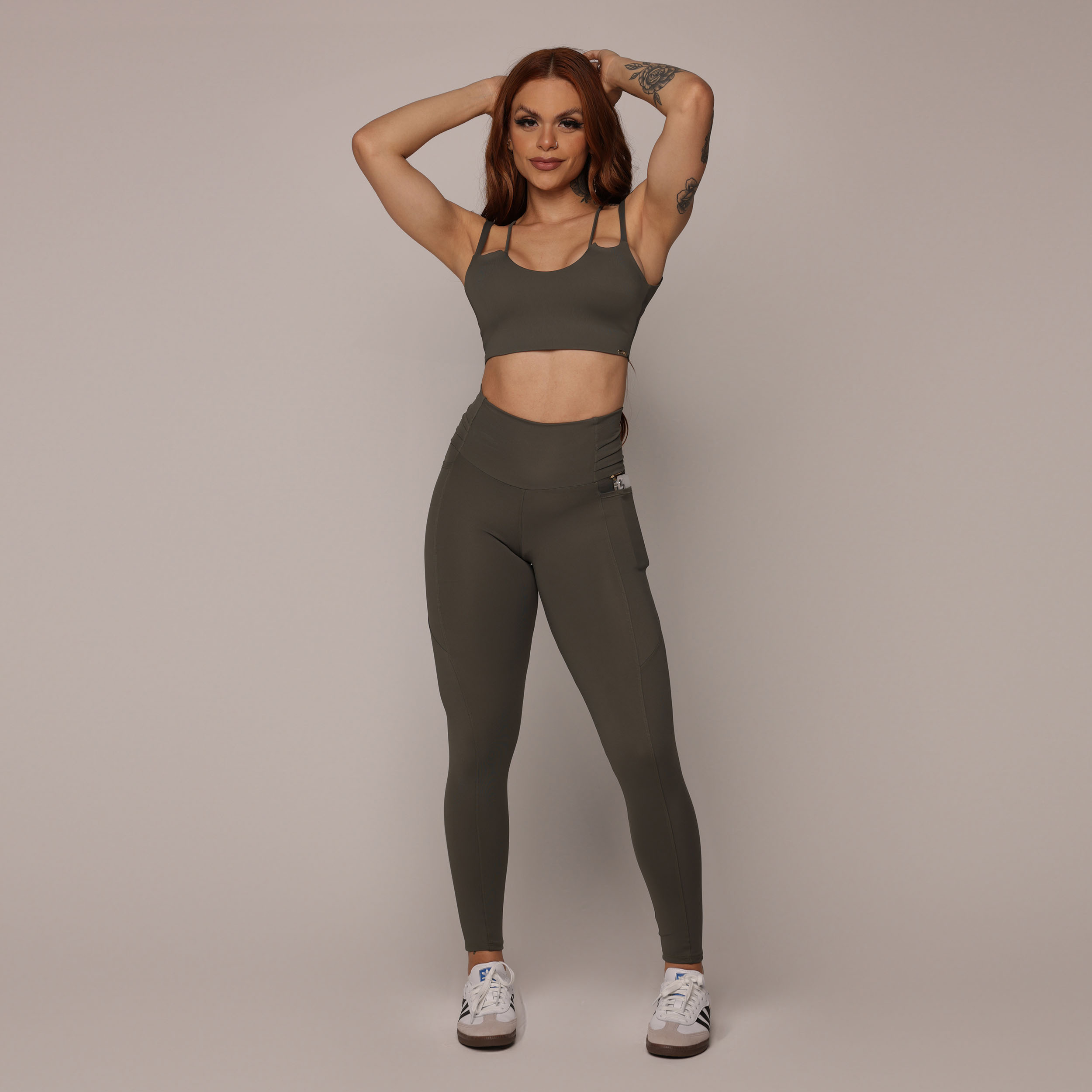 LEGGING MICHIGAN EMPINA BUMBUM VERDE AMAZÔNIA - Imagem 5