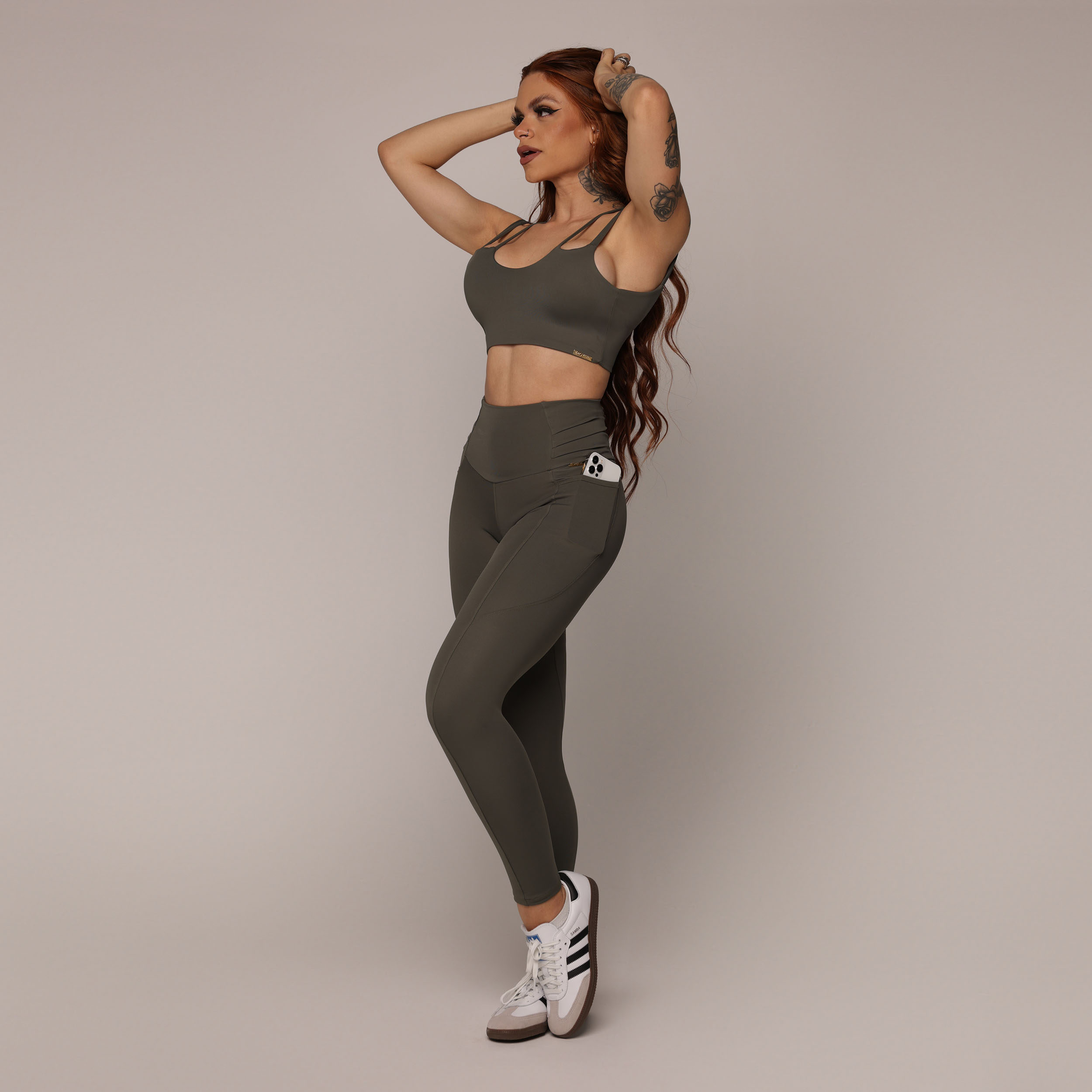 LEGGING MICHIGAN EMPINA BUMBUM VERDE AMAZÔNIA - Imagem 7