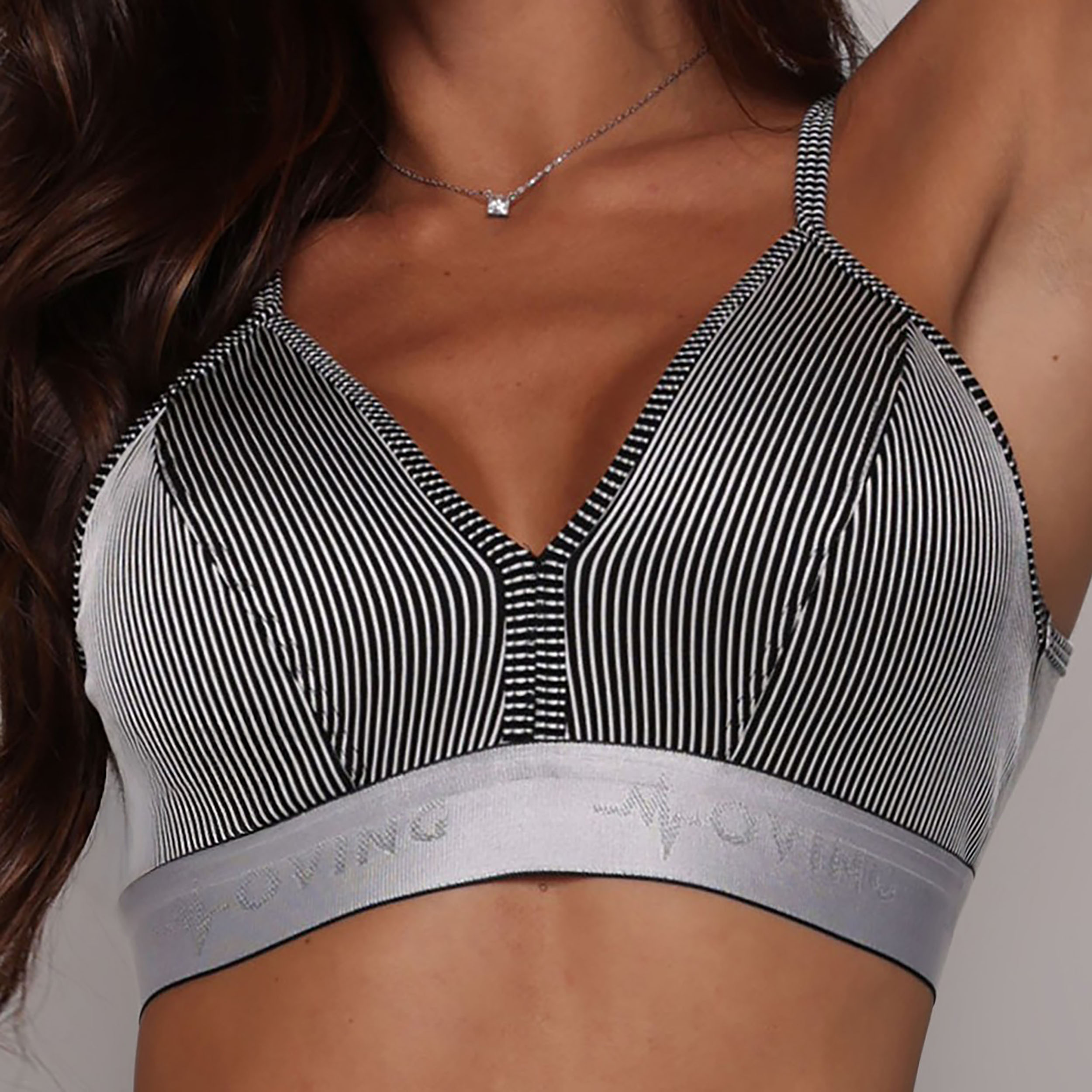 TOP MILANO JACQUARD LINES BRANCO