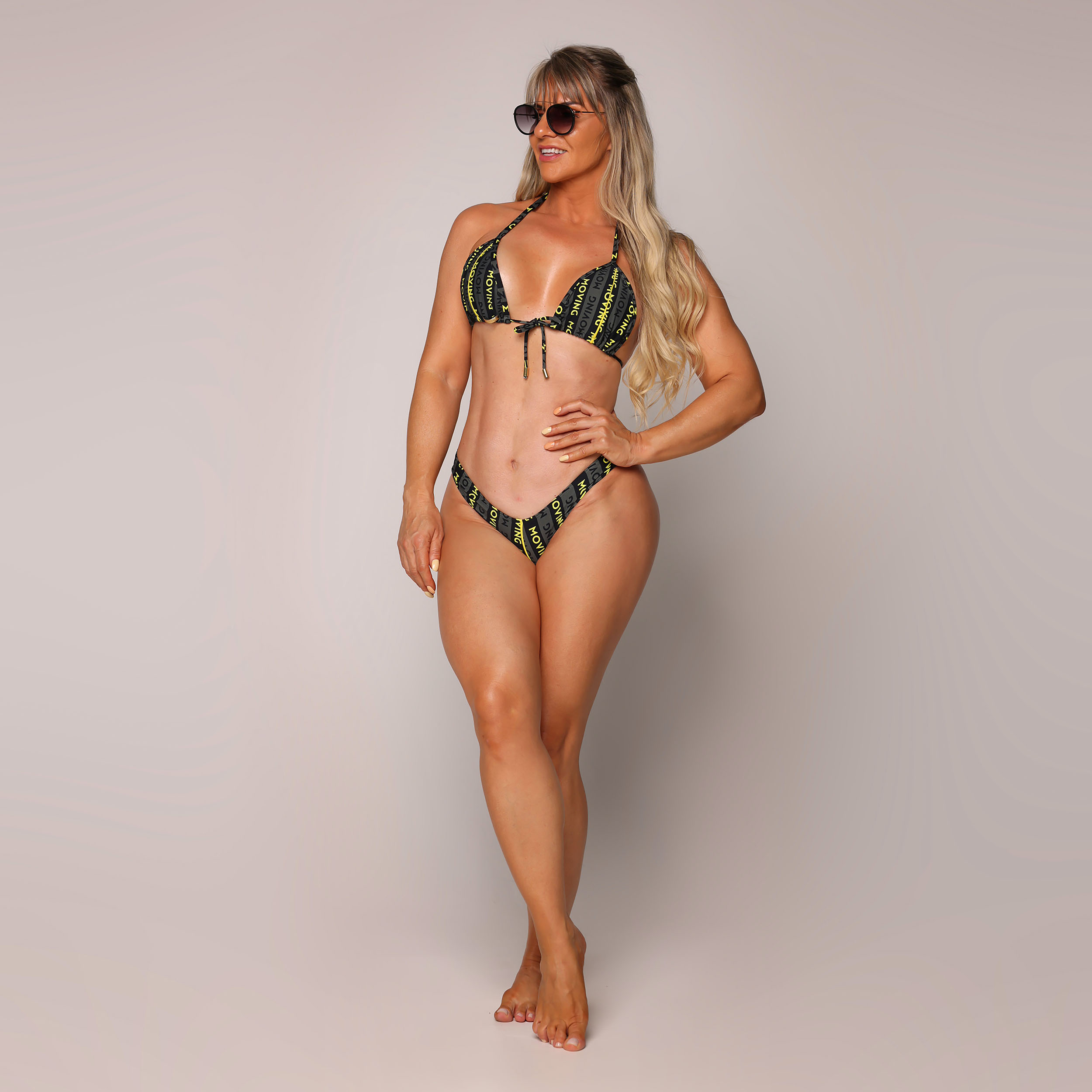 BIQUÍNI CORTININHA MOVING BRAND AMARELO - Imagem 3