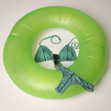 BIQUÍNI CORTININHA TRAMAS VERDE