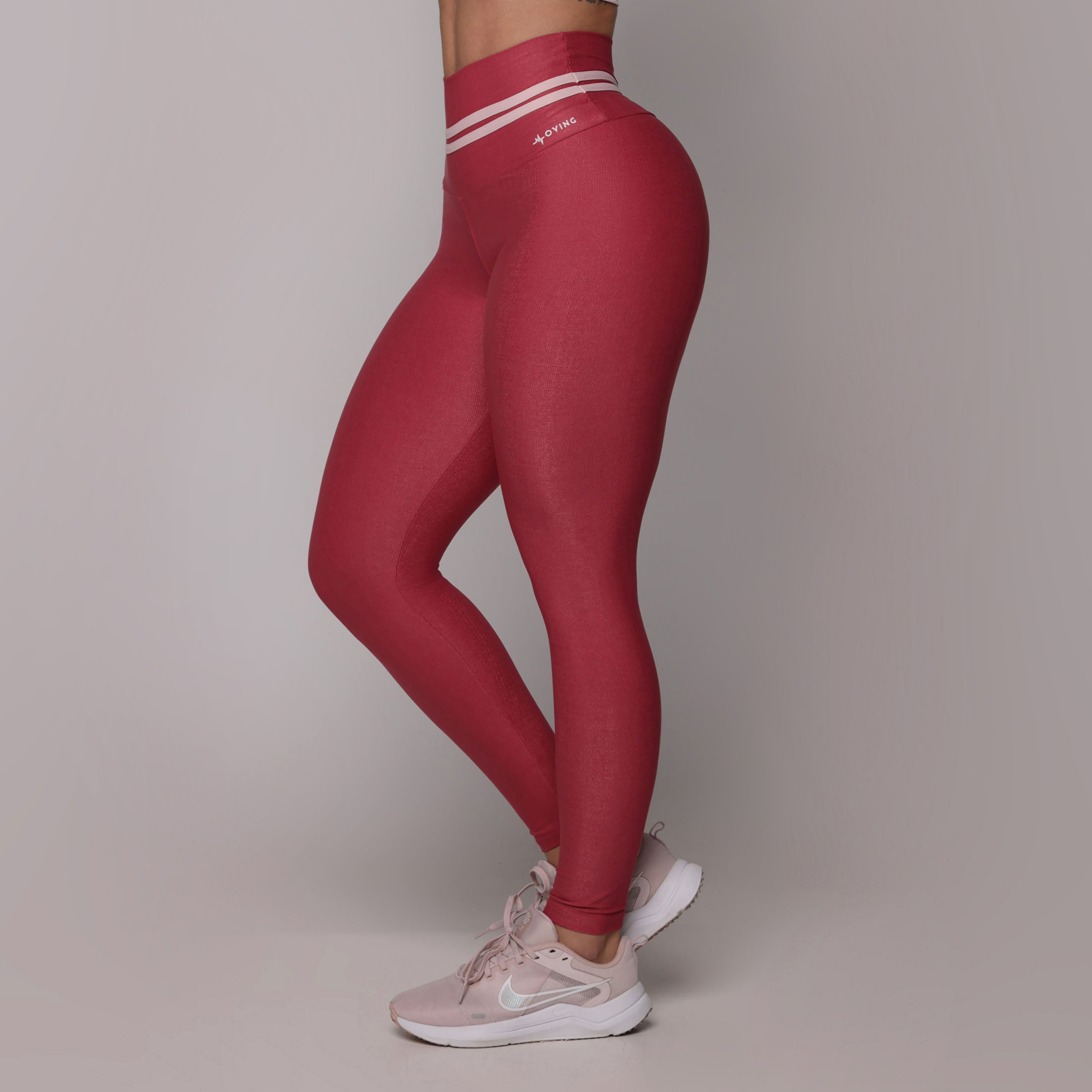 LEGGING EMPINA BUMBUM GLOSSY HIBISCO - Imagem 3
