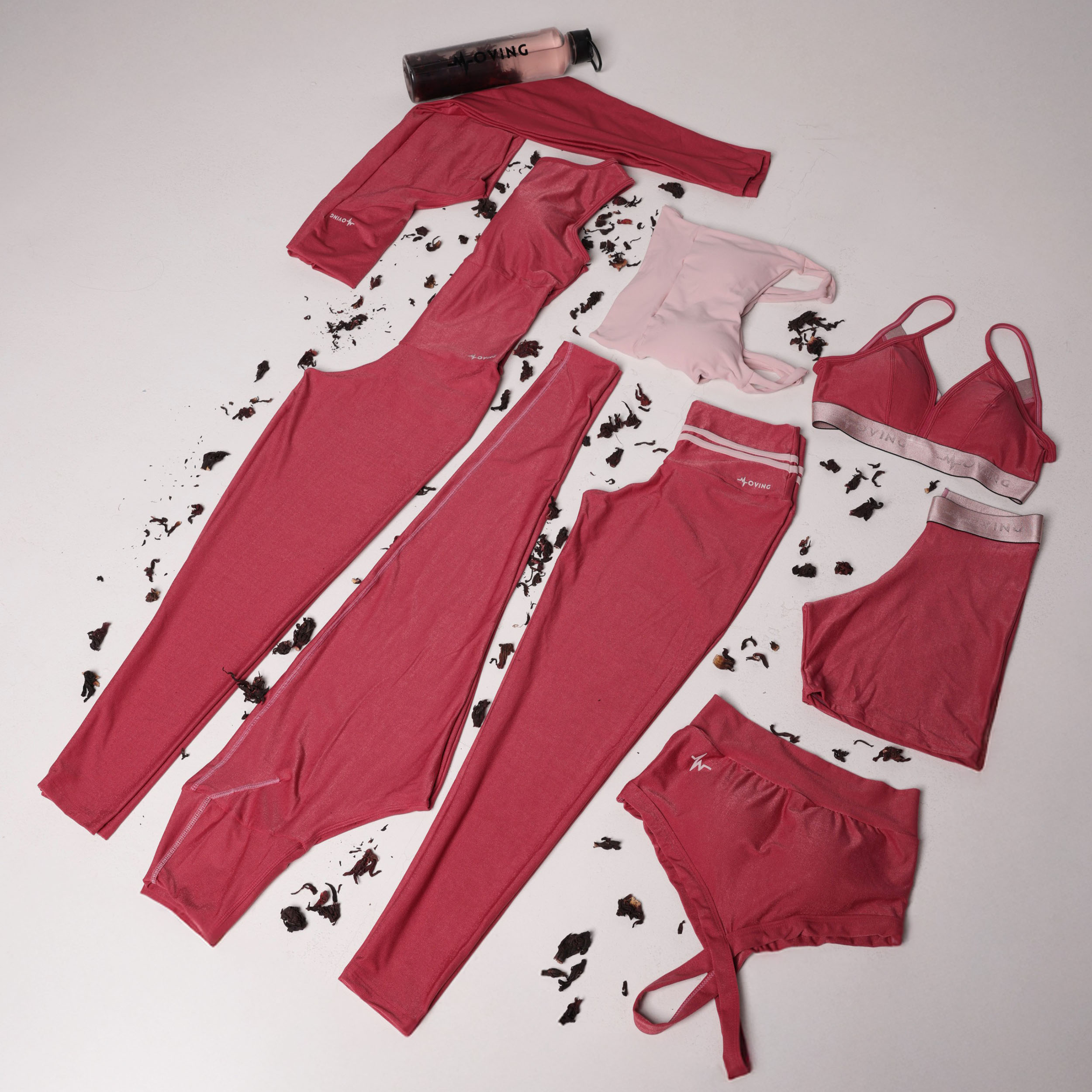 LEGGING VIENA EMPINA BUMBUM GLOSSY HIBISCO - Imagem 8