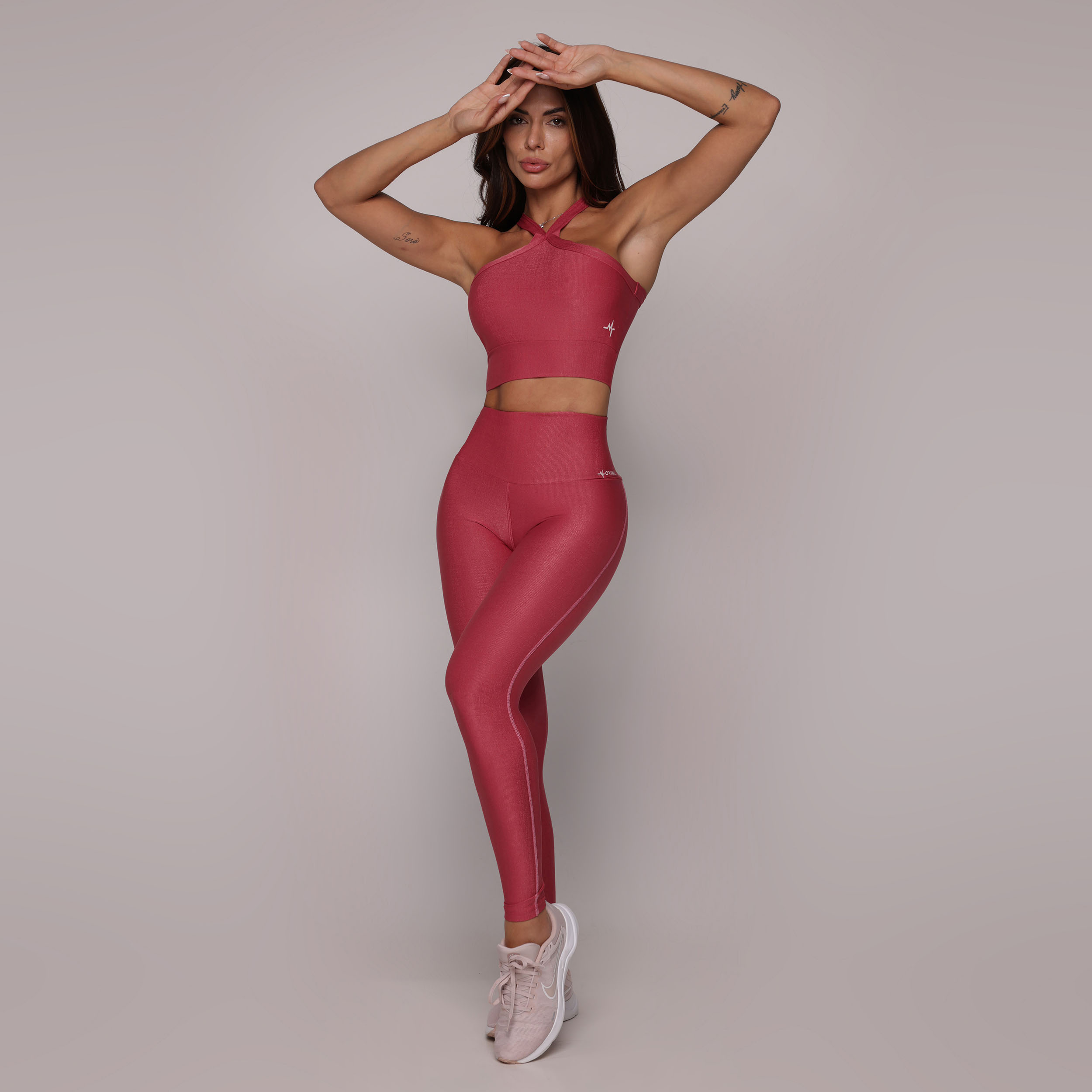 LEGGING VISION GLOSSY HIBISCO - Imagem 3