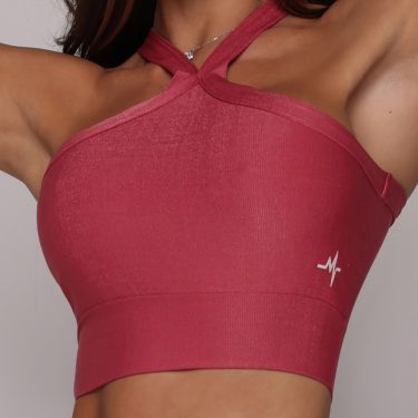 TOP TULIPA GLOSSY HIBISCO