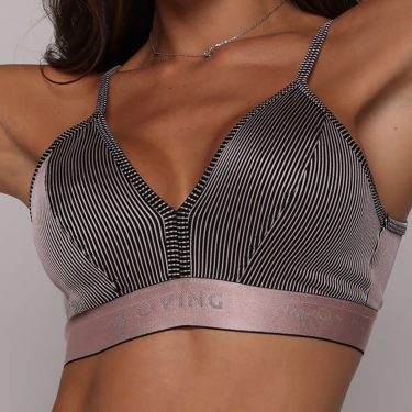 TOP MILANO JACQUARD LINES ROSÊ